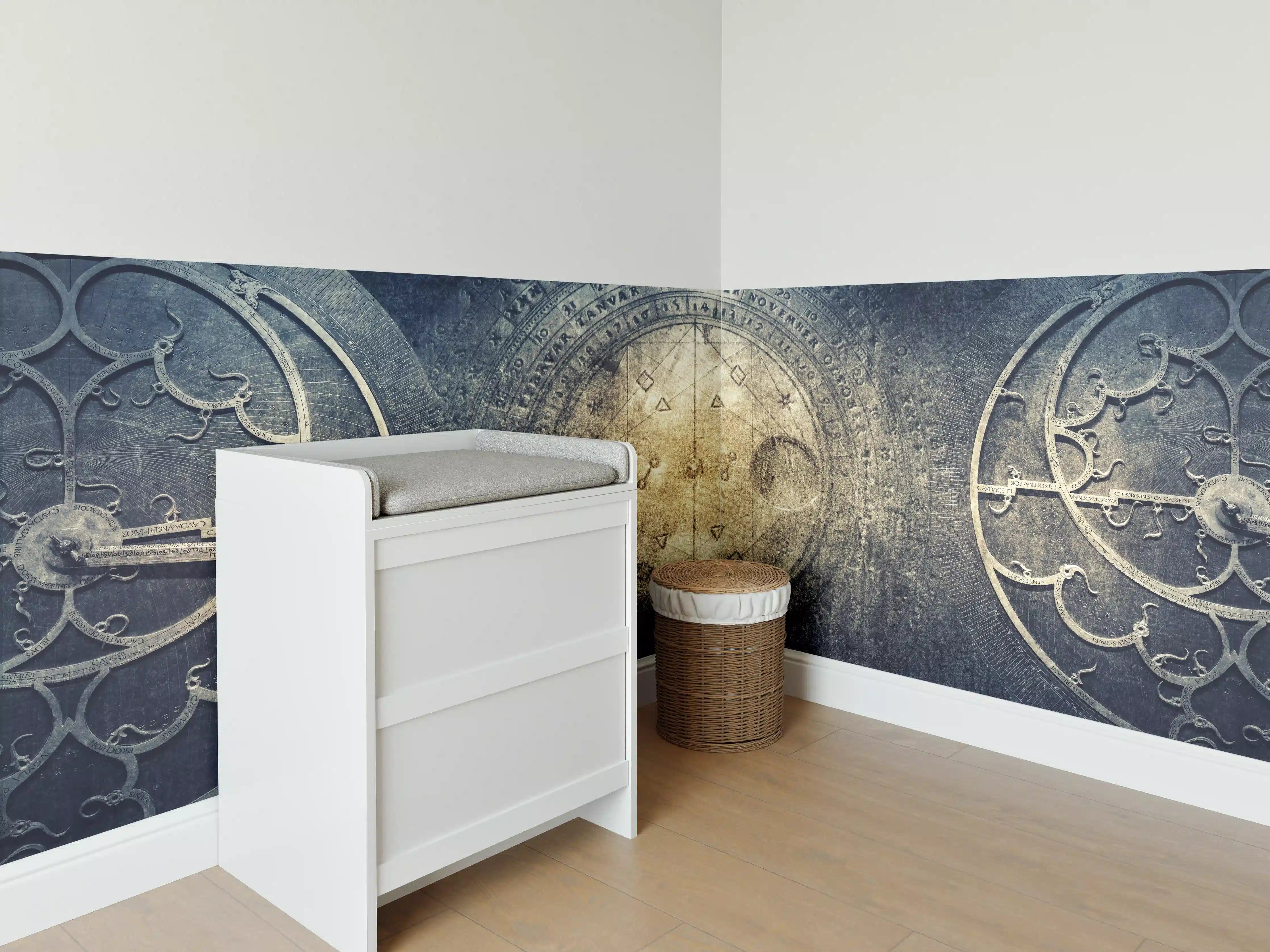 Babyzimmer Wandgestaltung - Antike Astronomie-Instrumente