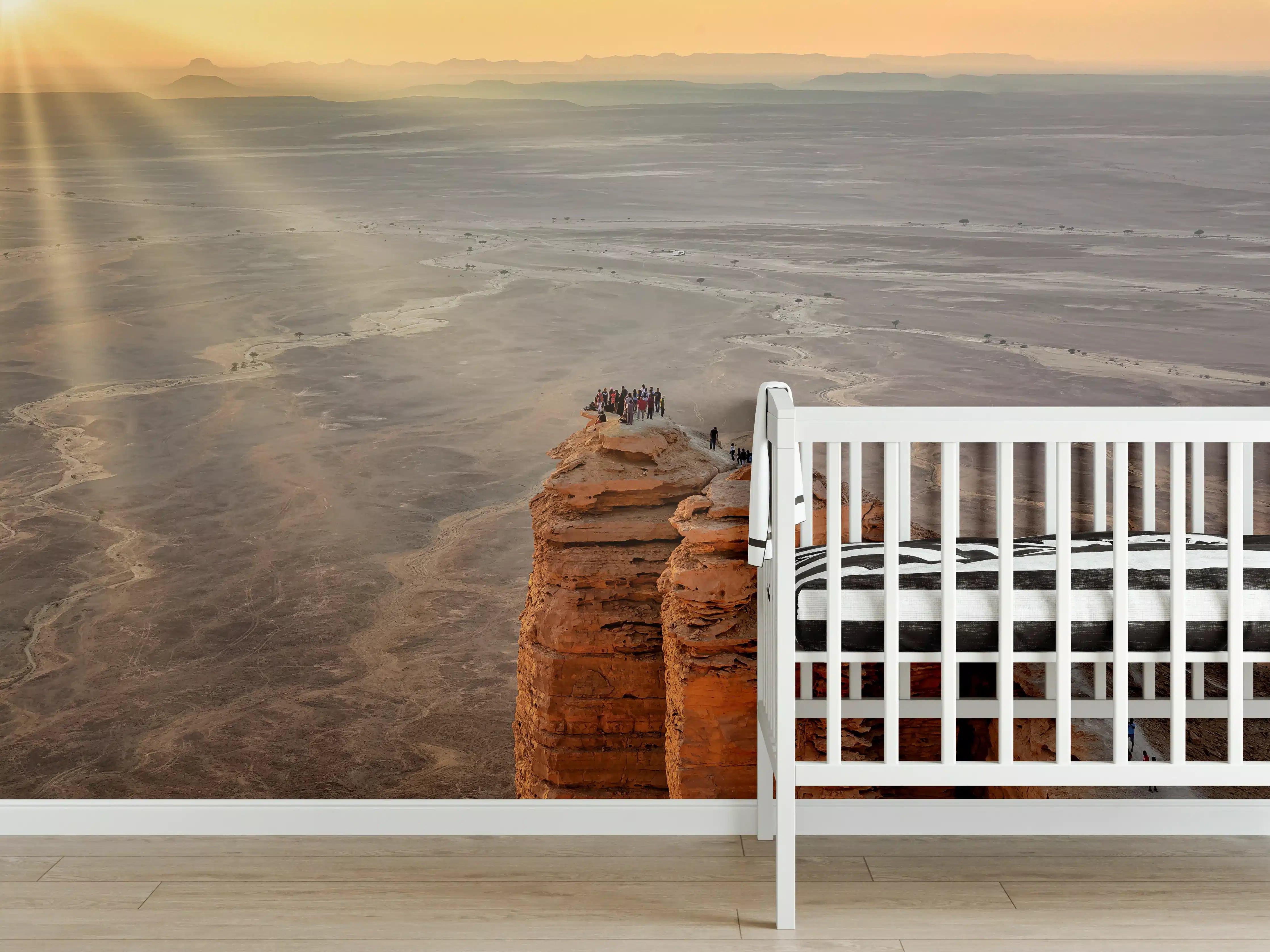 Babyzimmer Wandgestaltung - Arabien Edge of the World