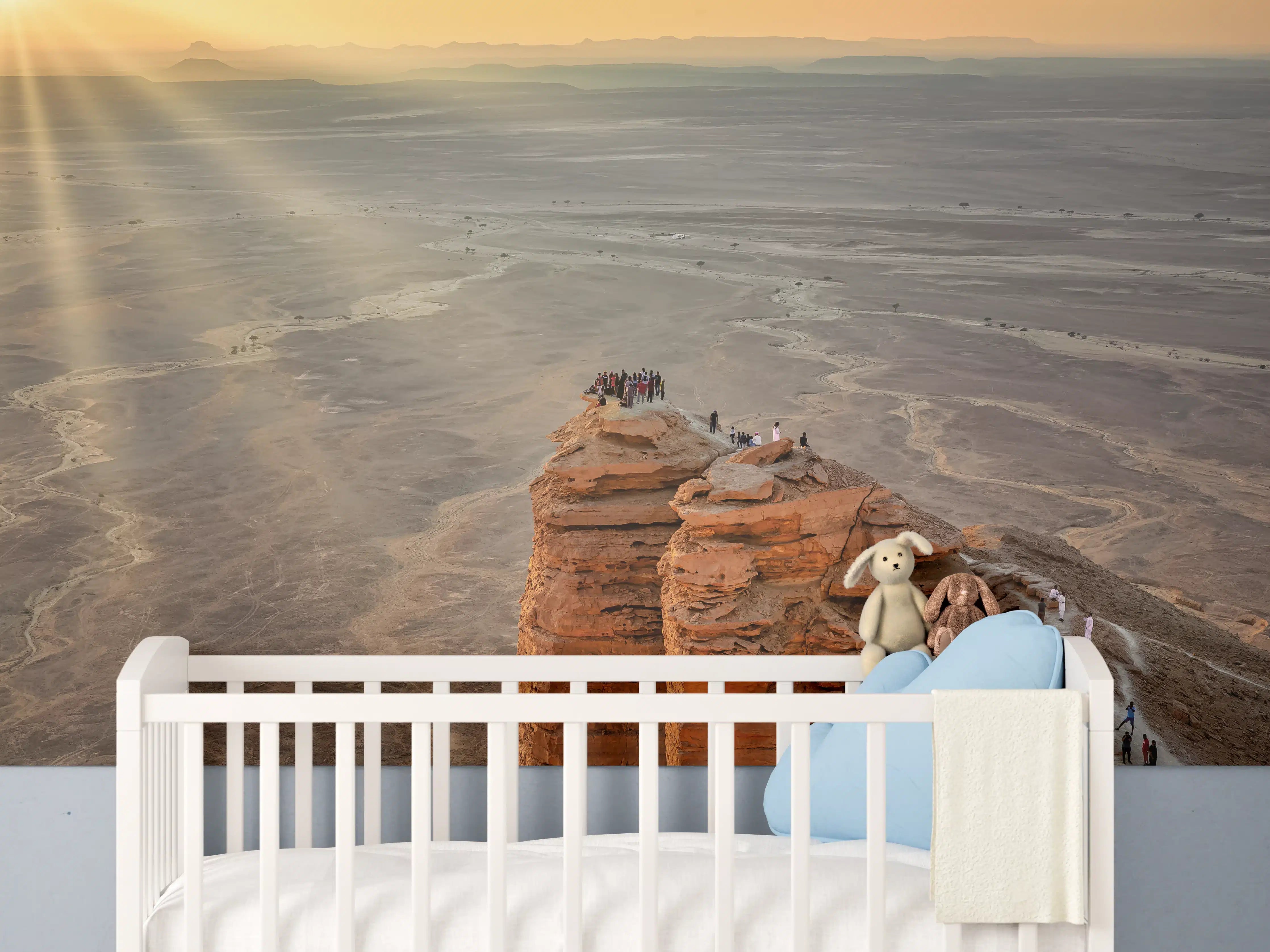 Babyzimmer Wandgestaltung - Arabien Edge of the World
