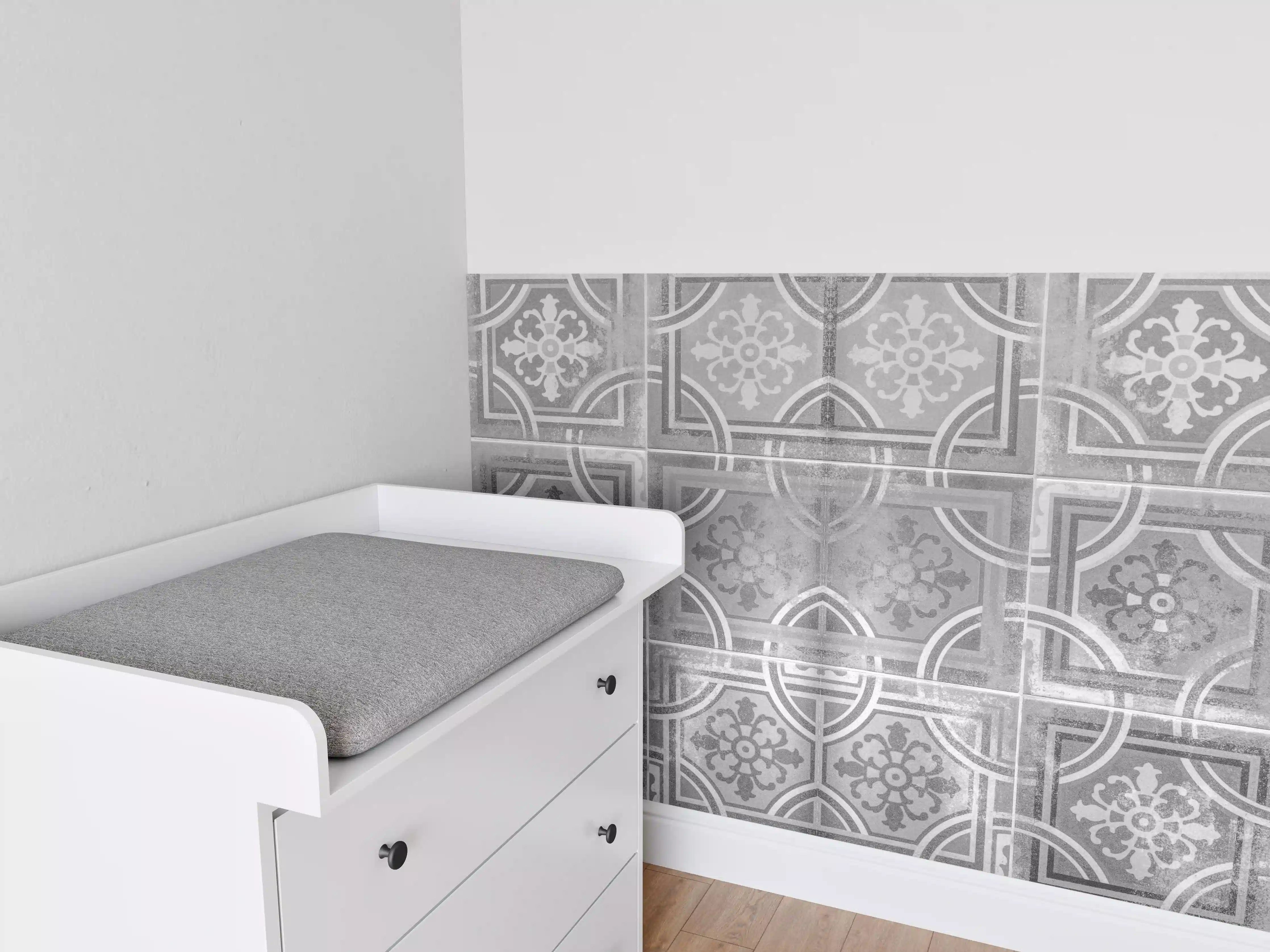 Babyzimmer Wandgestaltung - Arabische schäbige Fliesen Hintergrund