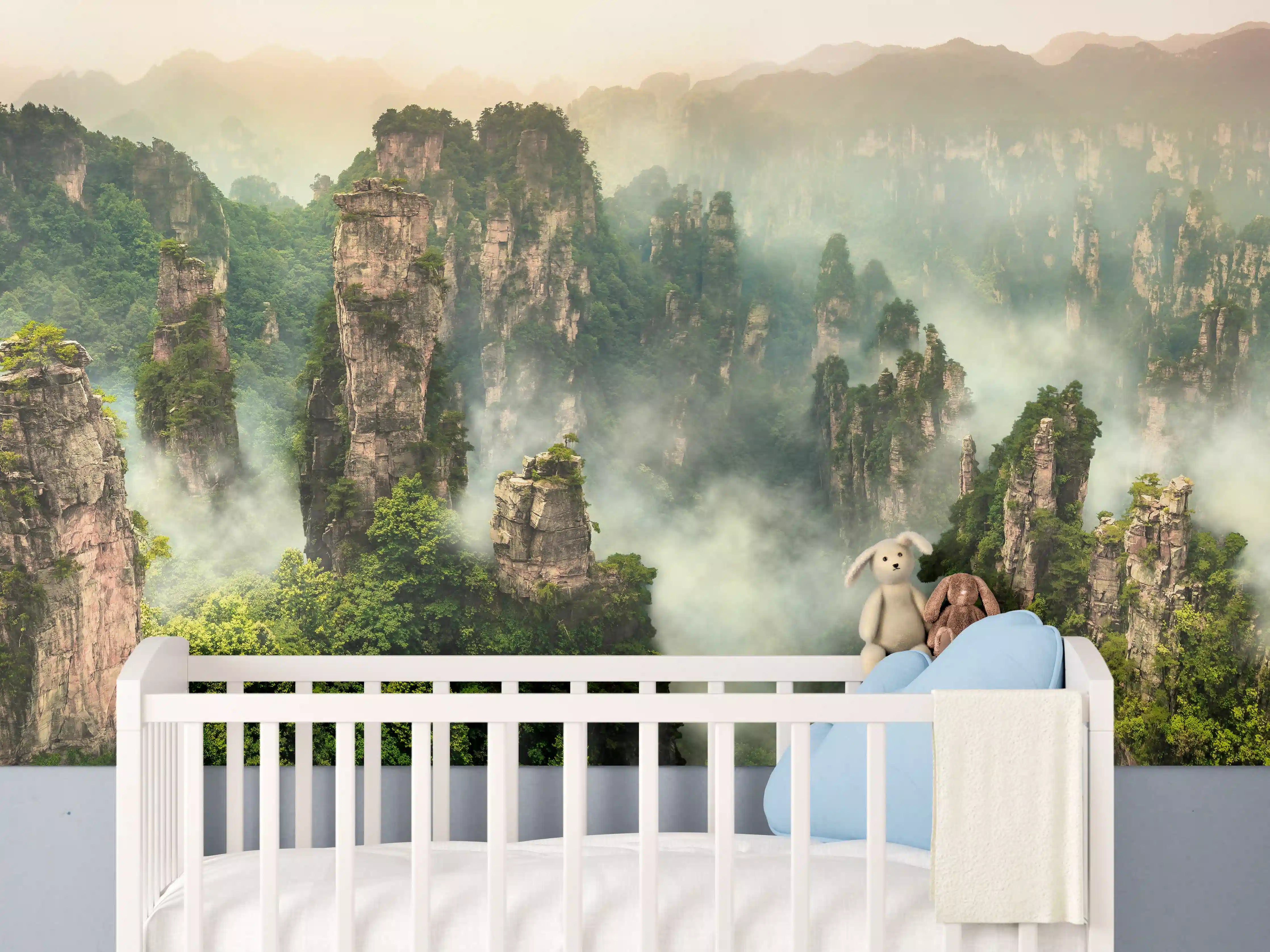 Babyzimmer Wandgestaltung - Atemberaubende Landschaft in China