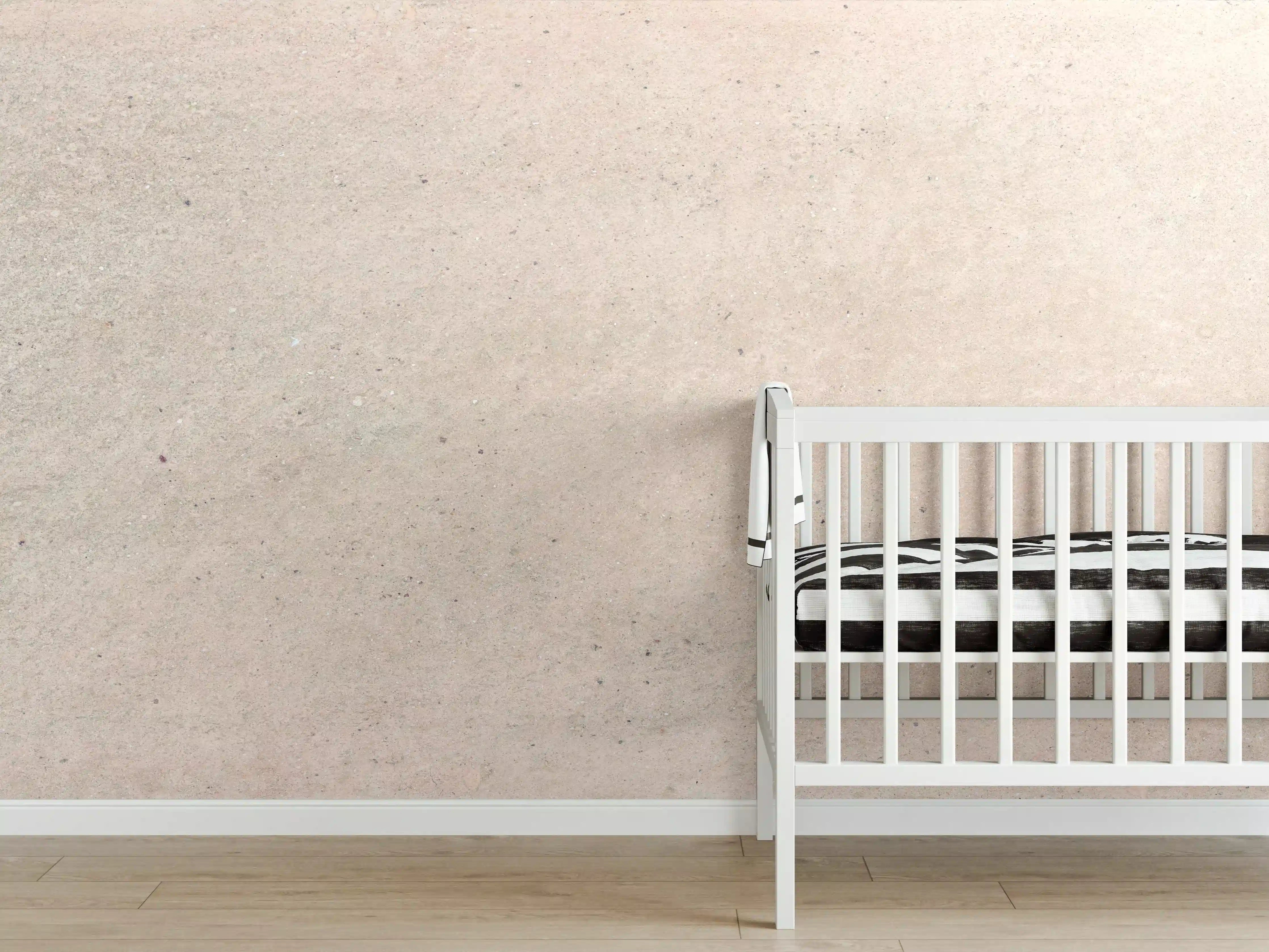 Babyzimmer Wandgestaltung - Beige Betonhintergrund