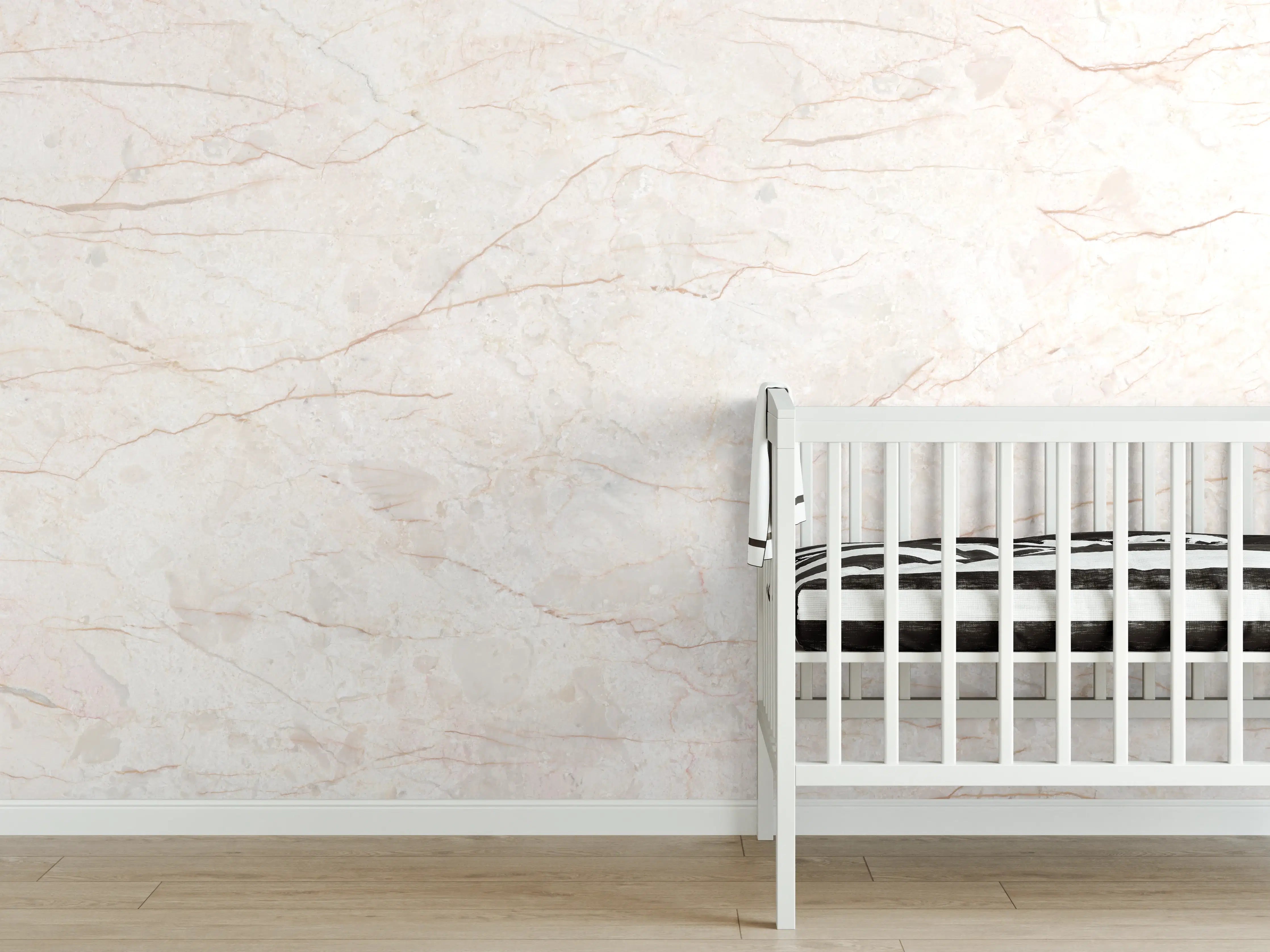 Babyzimmer Wandgestaltung - Beige Marmor Hintergrund