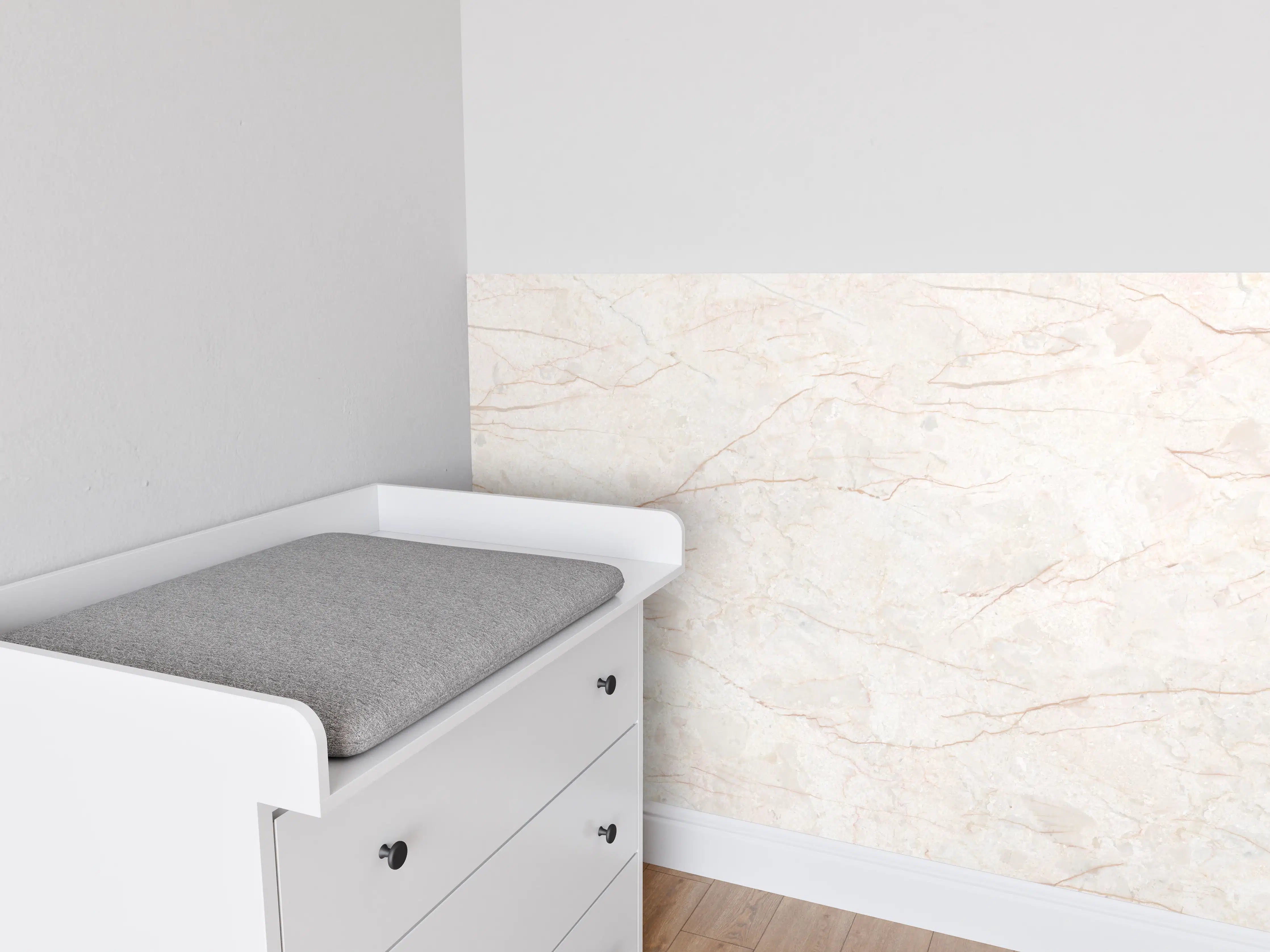 Babyzimmer Wandgestaltung - Beige Marmor Hintergrund