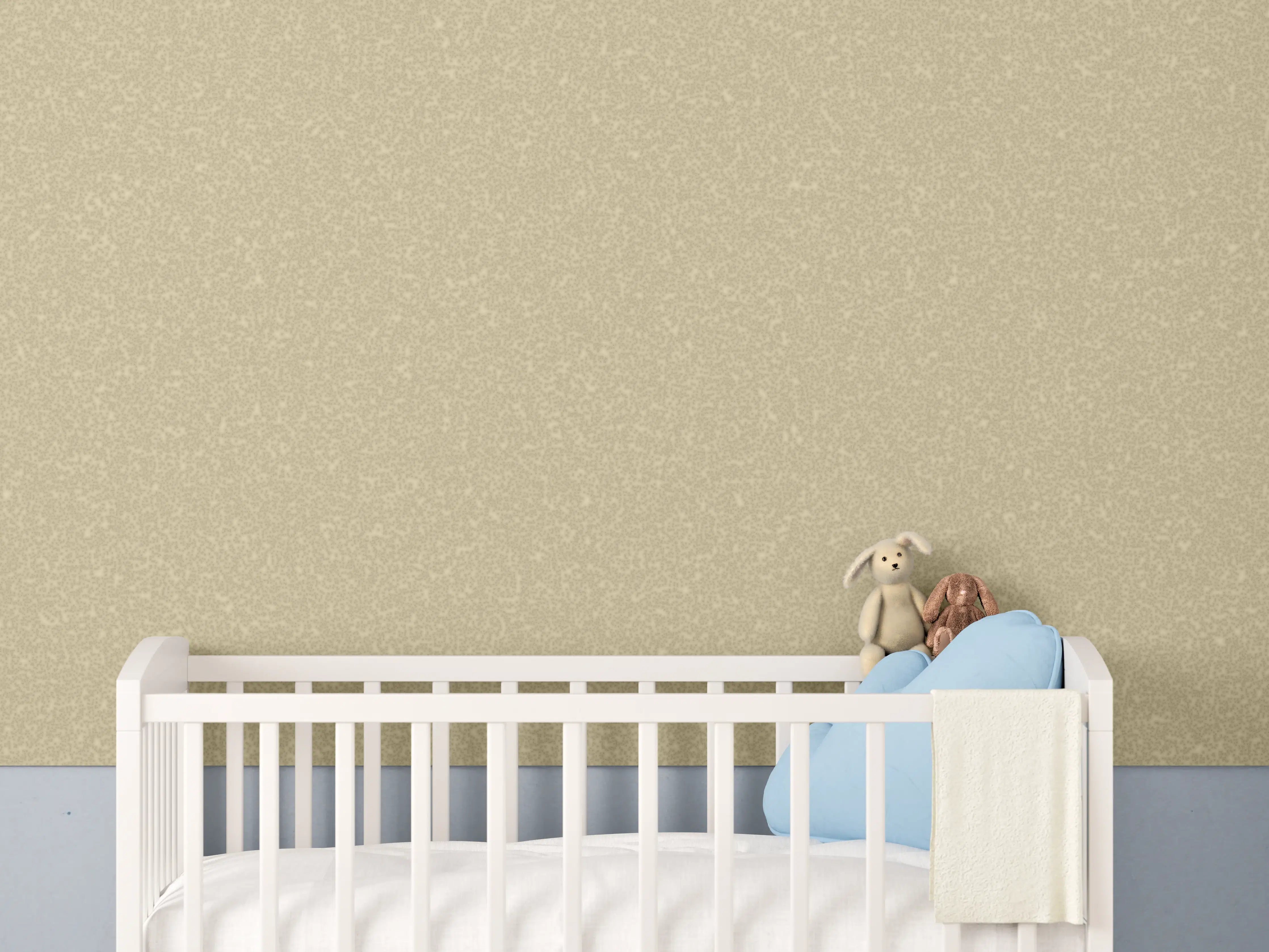 Babyzimmer Wandgestaltung - Beiges Wandmuster 