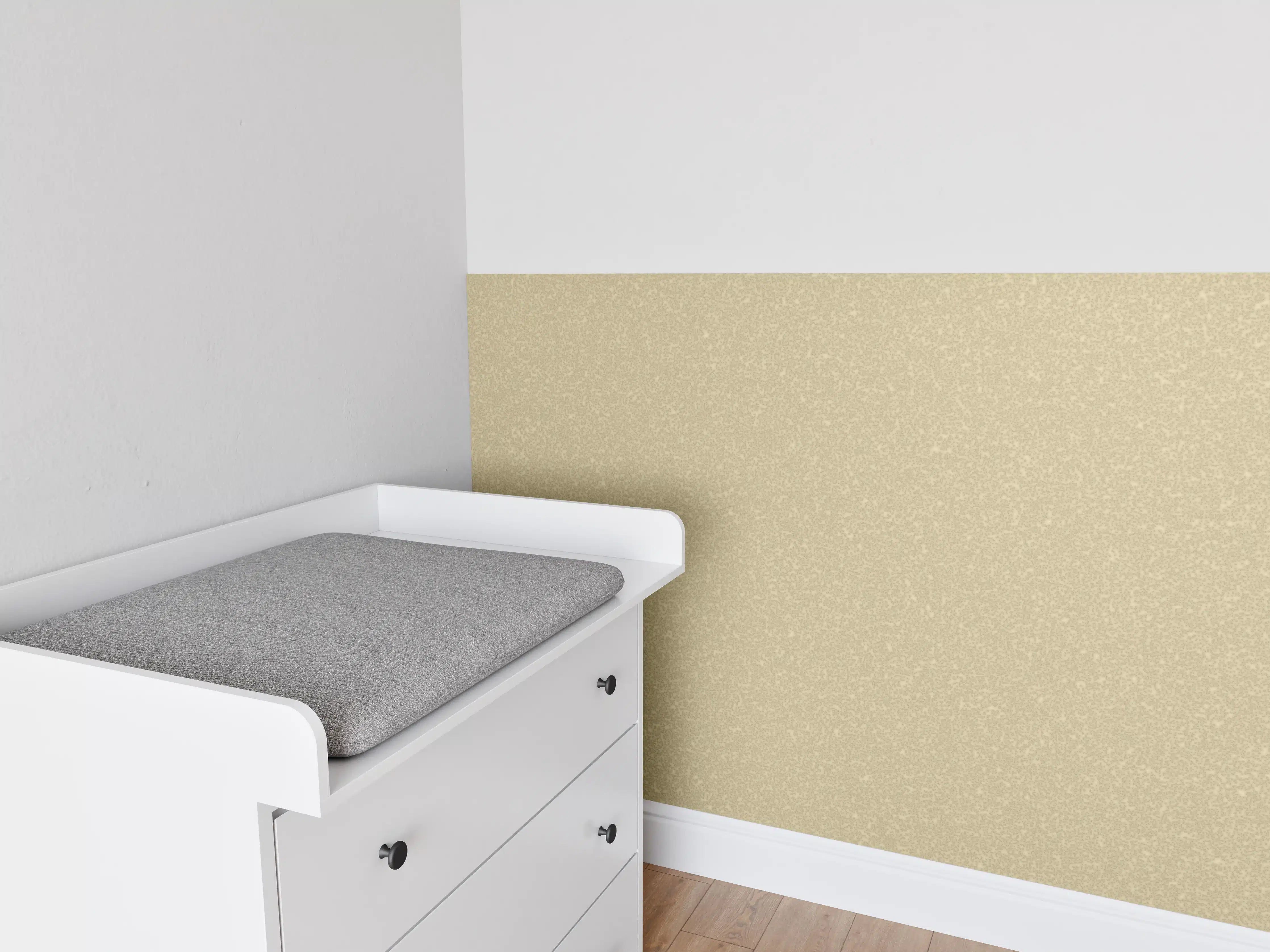 Babyzimmer Wandgestaltung - Beiges Wandmuster 