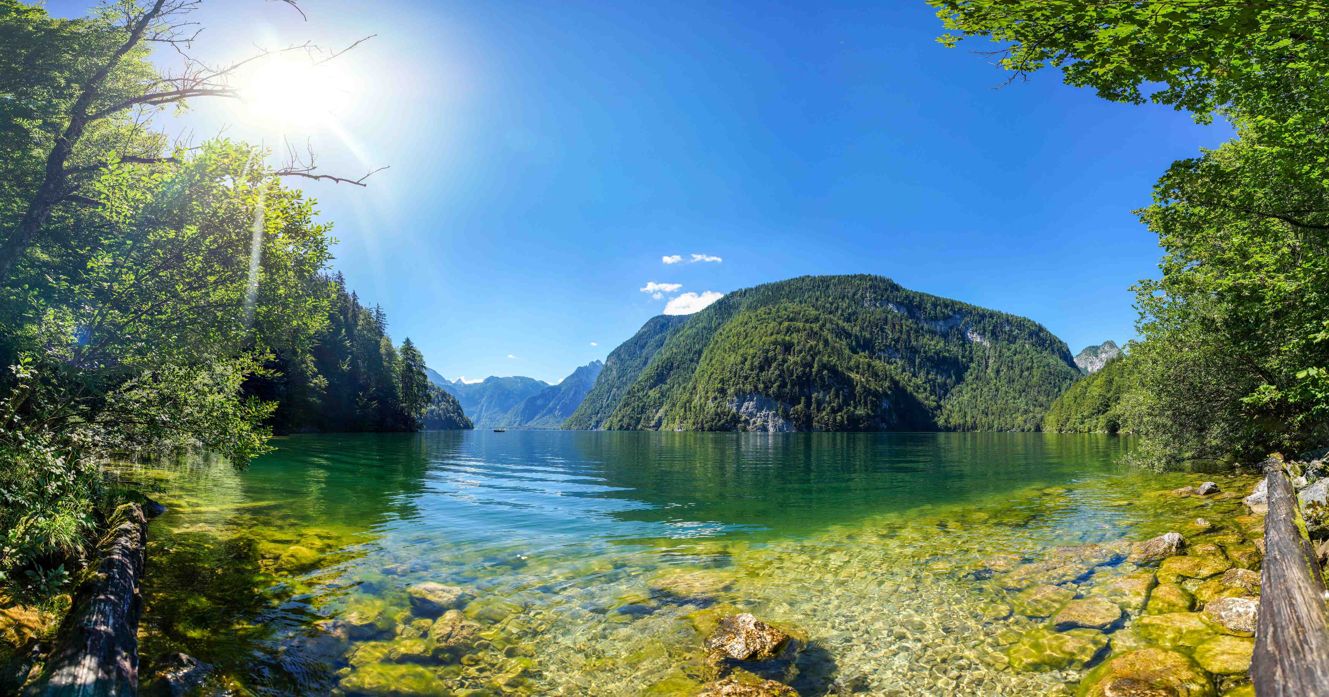 Babyzimmer Wandgestaltung-Berge Alpen Königsee Österreich