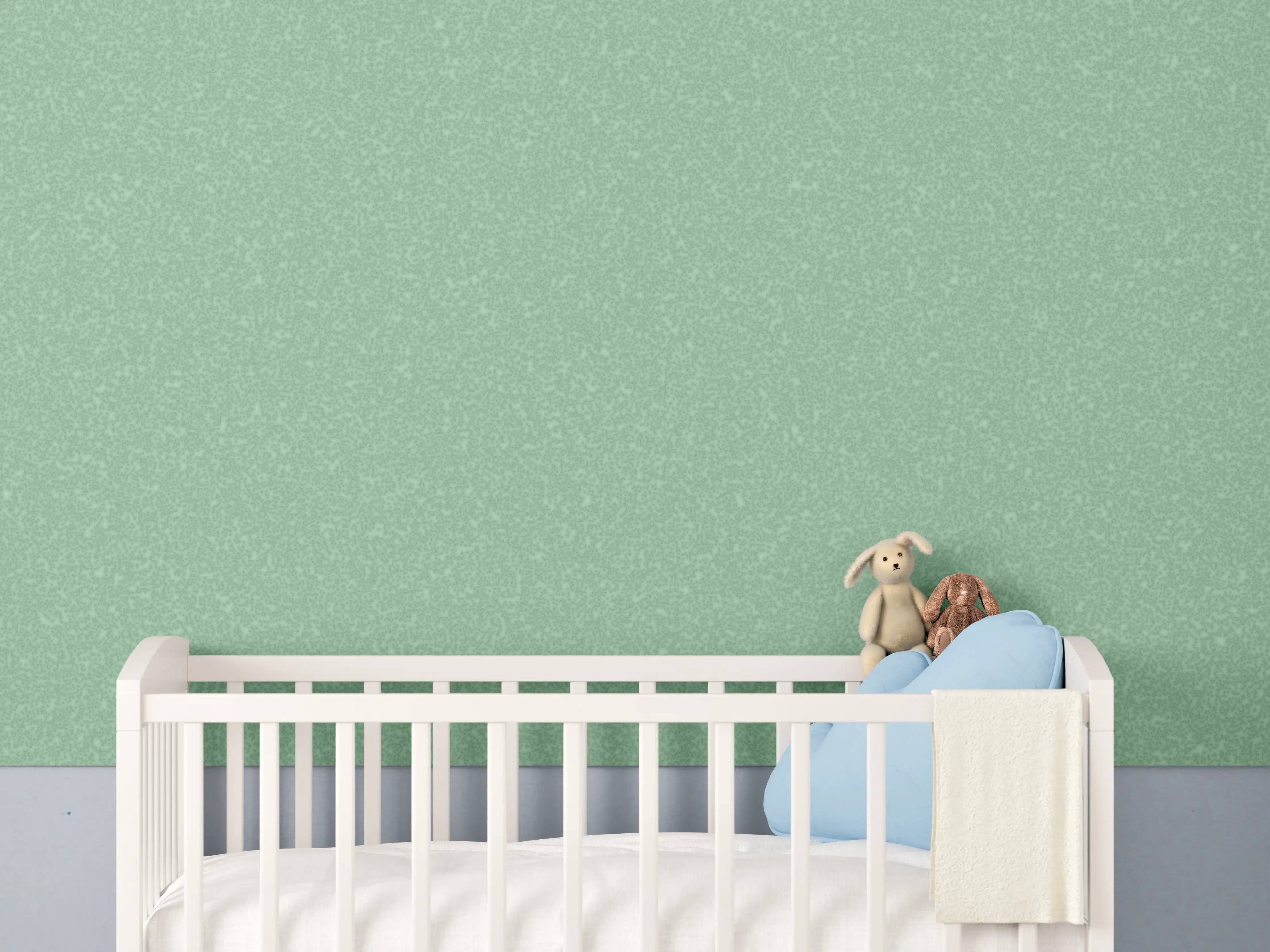 Babyzimmer Wandgestaltung - Bläuliche Wandtextur 