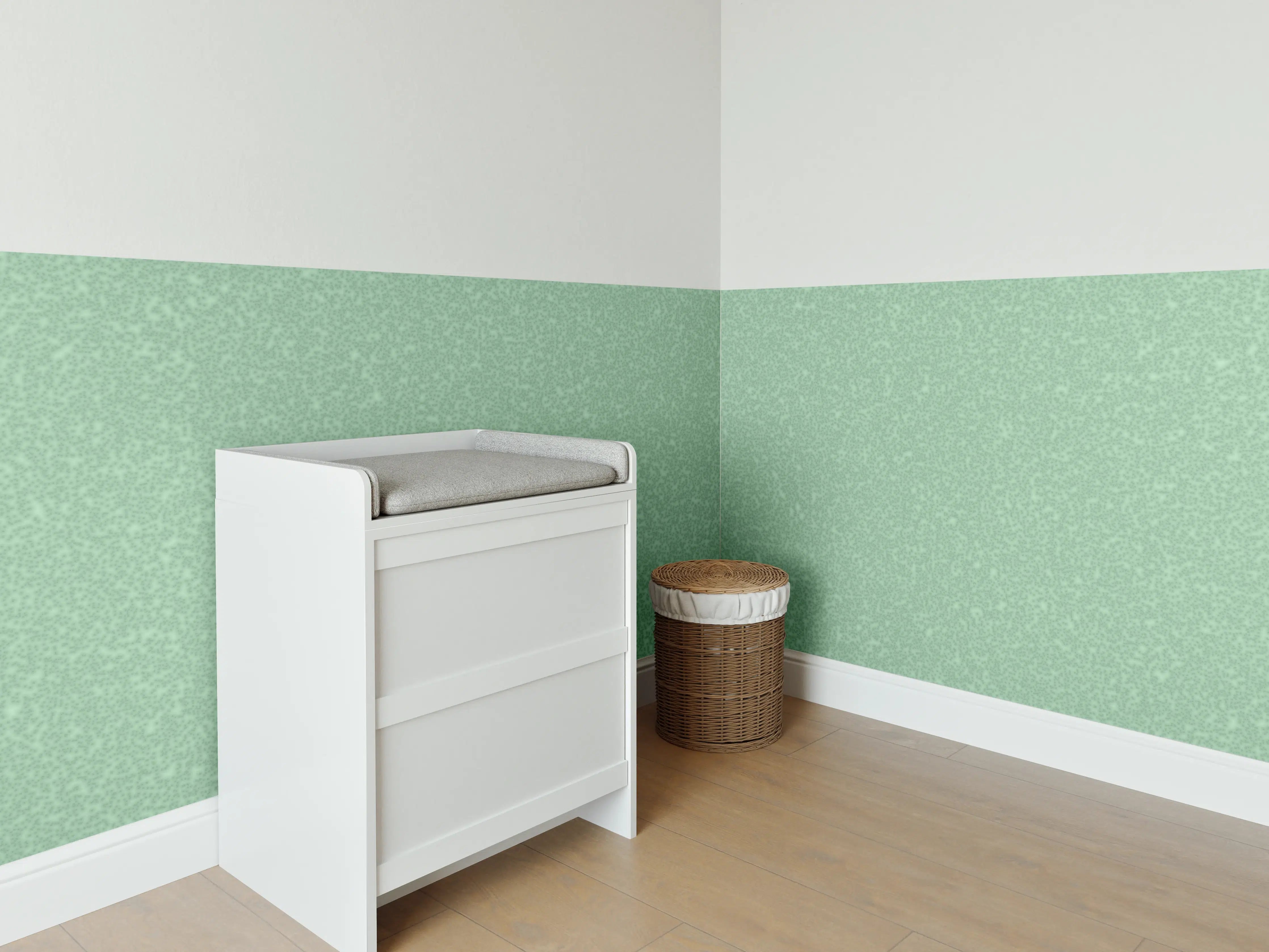 Babyzimmer Wandgestaltung - Bläuliche Wandtextur 