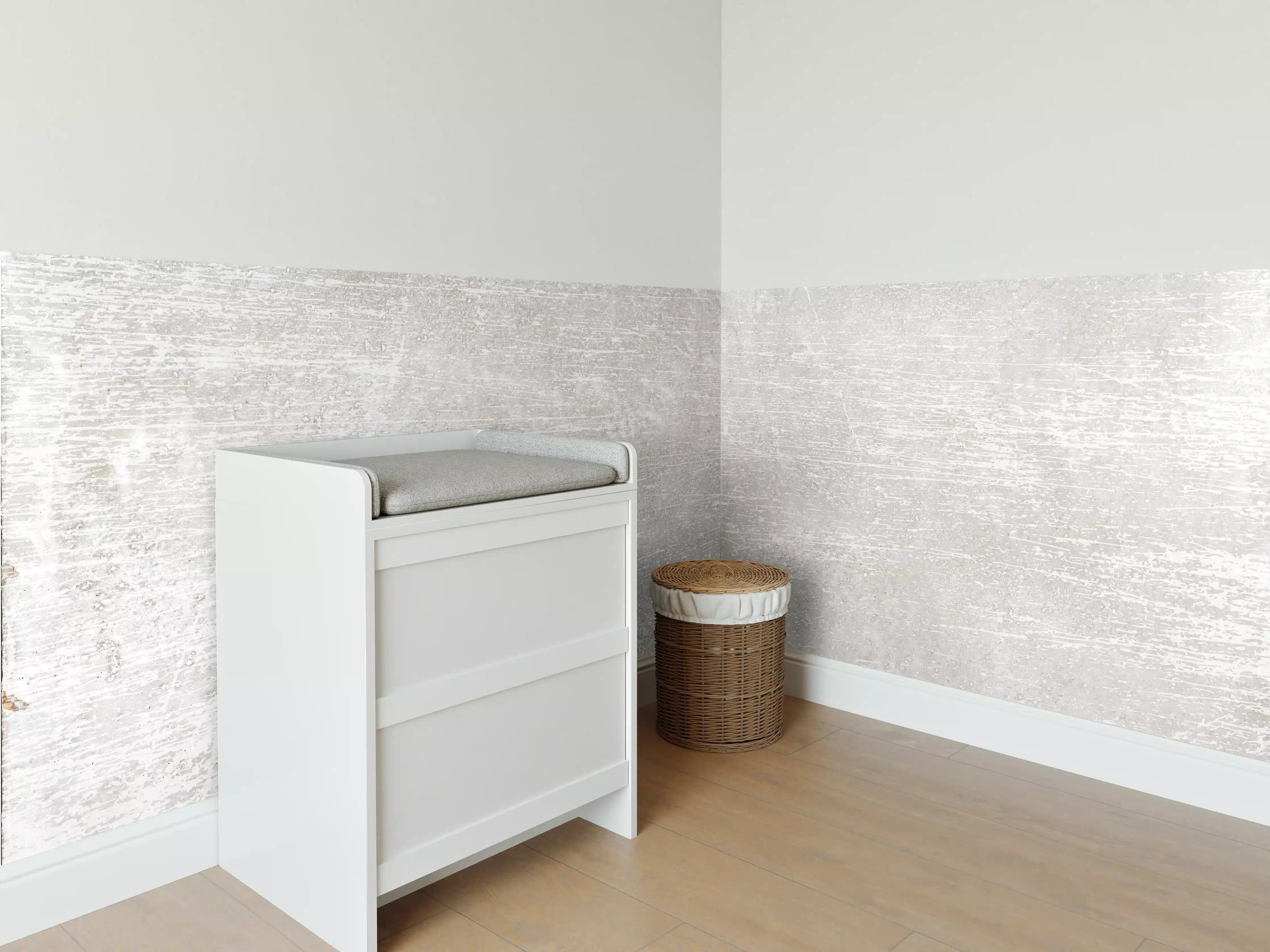 Babyzimmer Wandgestaltung - Blanker Zement Hintergrund