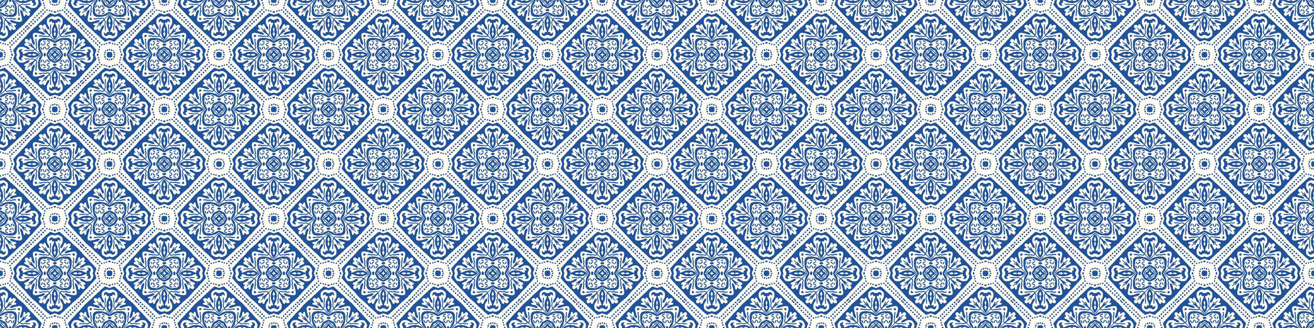 Babyzimmer Wandgestaltung-Blau-Weißes Grafikmuster