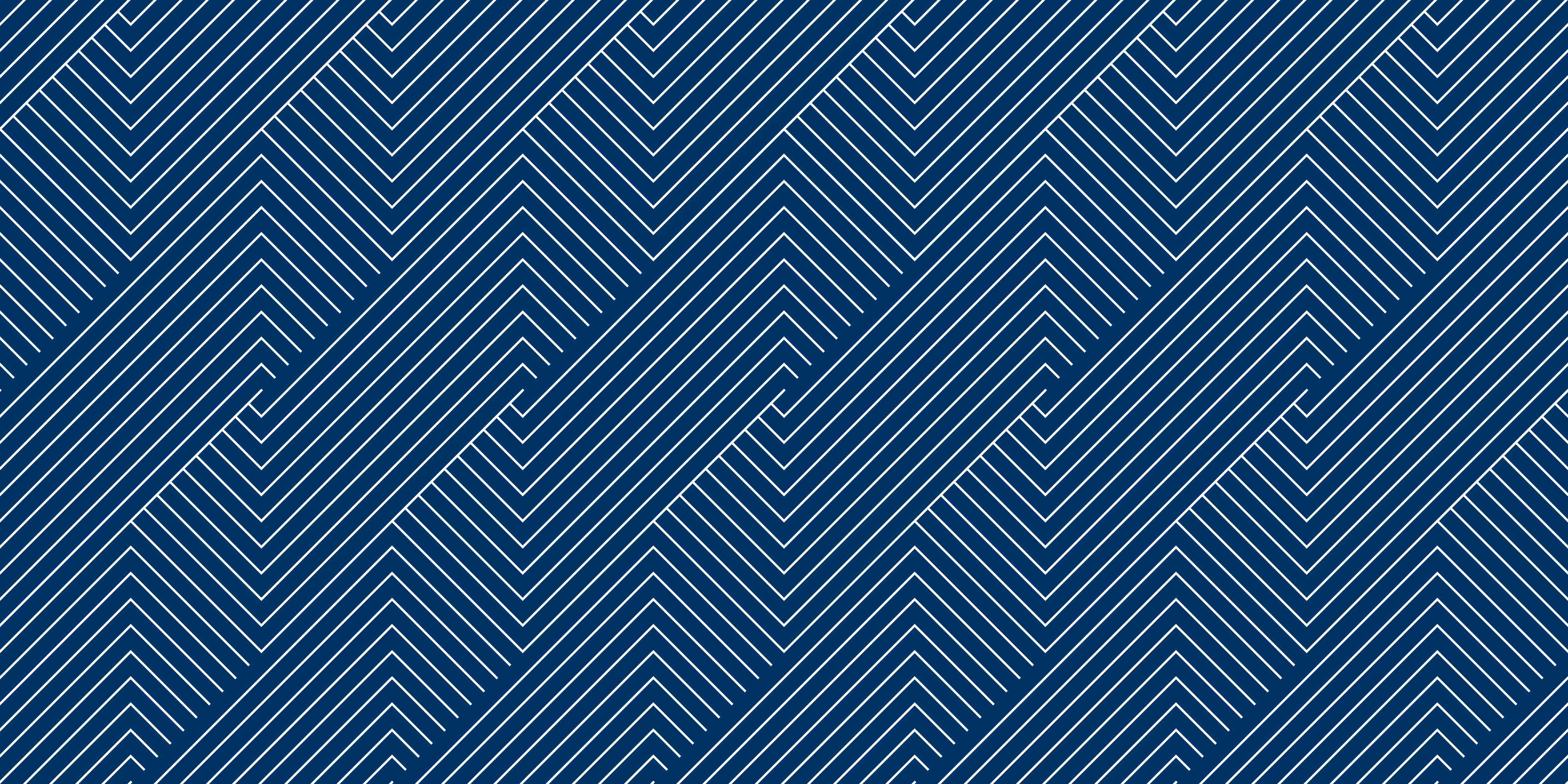 Babyzimmer Wandgestaltung-Blaue geometrische Wandgestaltung