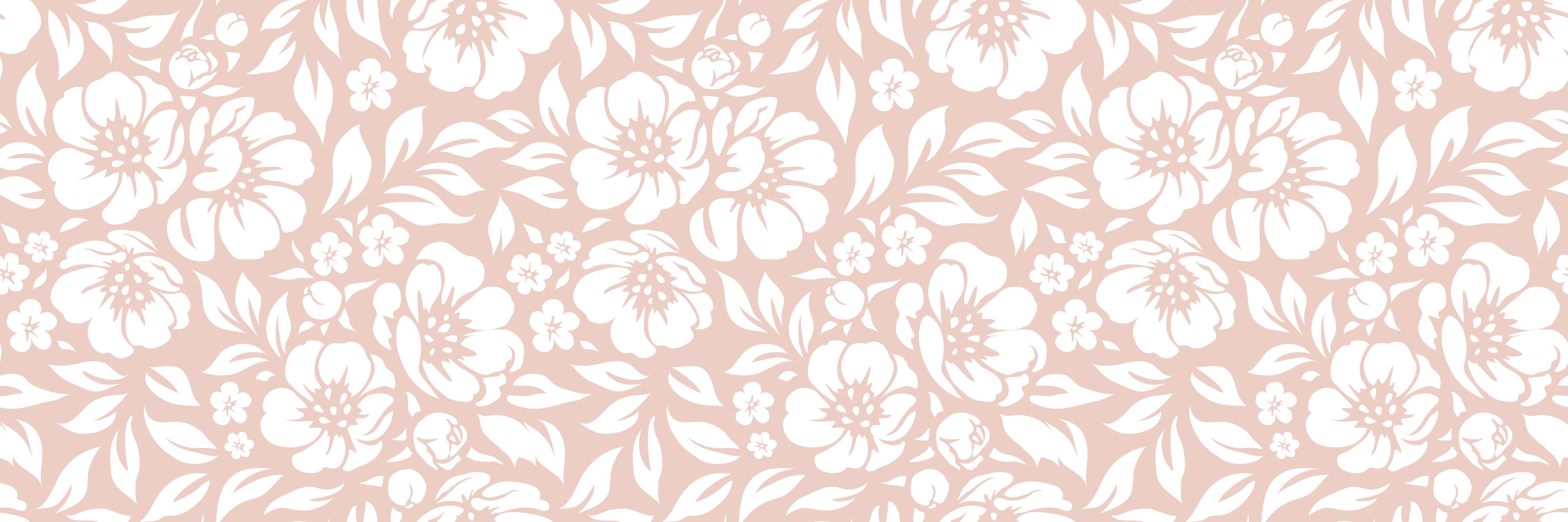 Babyzimmer Wandgestaltung-Blumiges Fliesendesign in sanften Tönen
