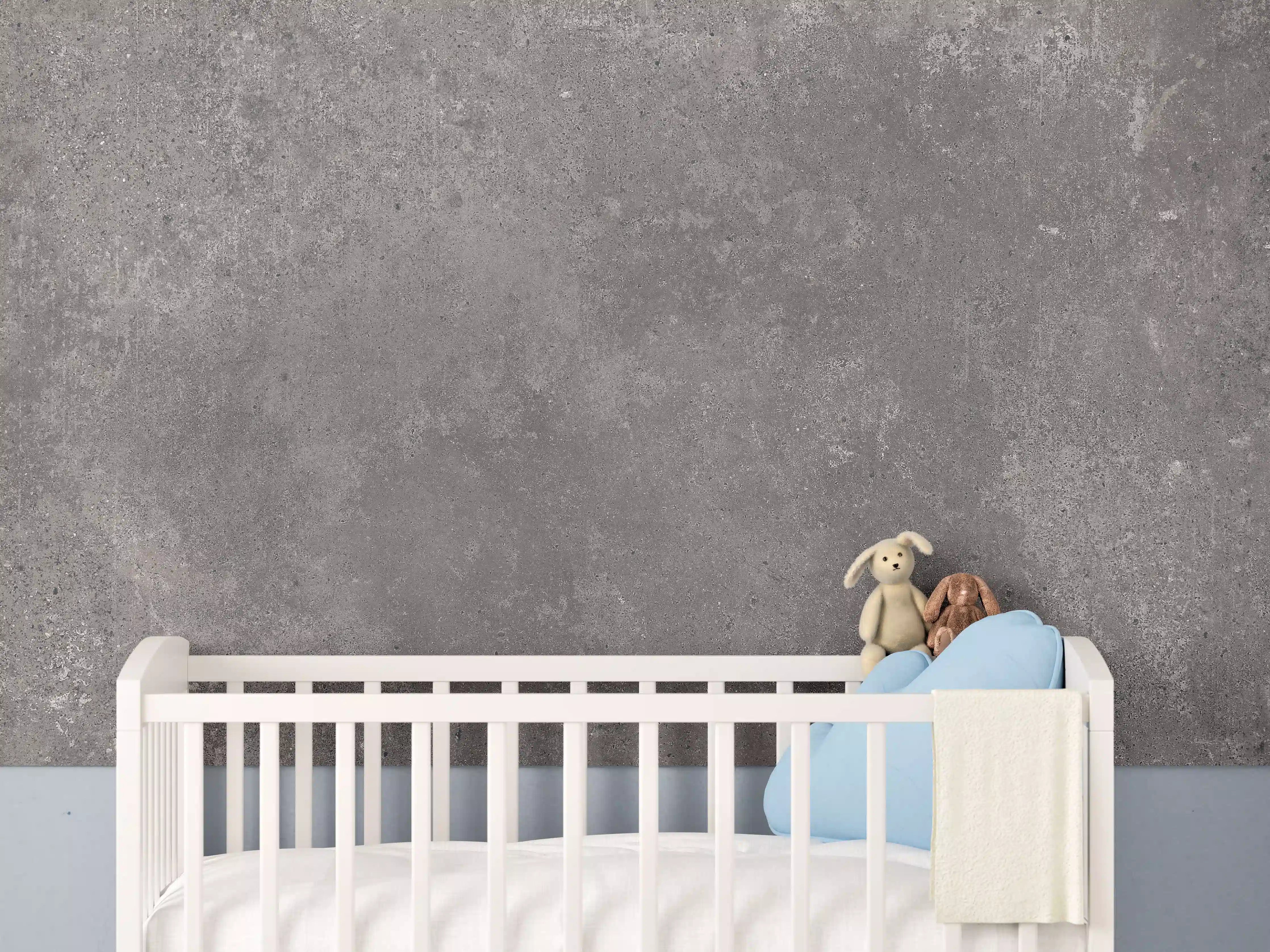 Babyzimmer Wandgestaltung - Bräunliche luxuriöse Marmortextur