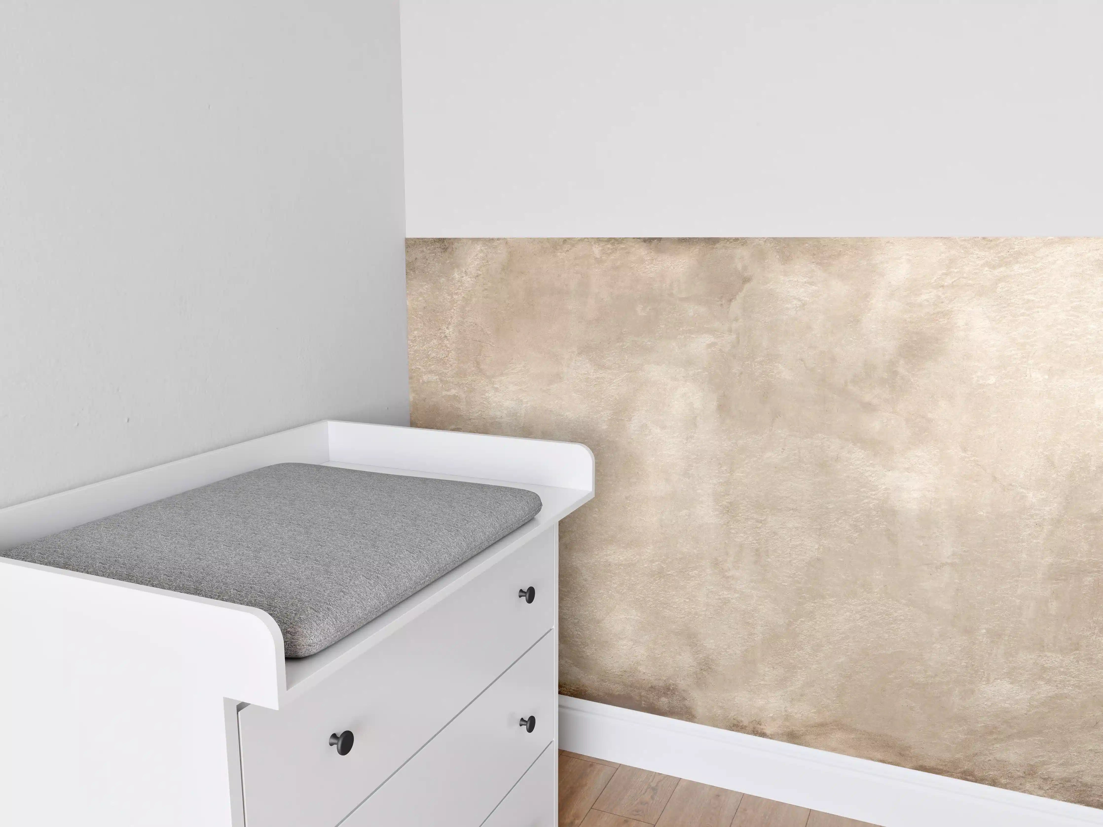 Babyzimmer Wandgestaltung - Braune antike Zementwand