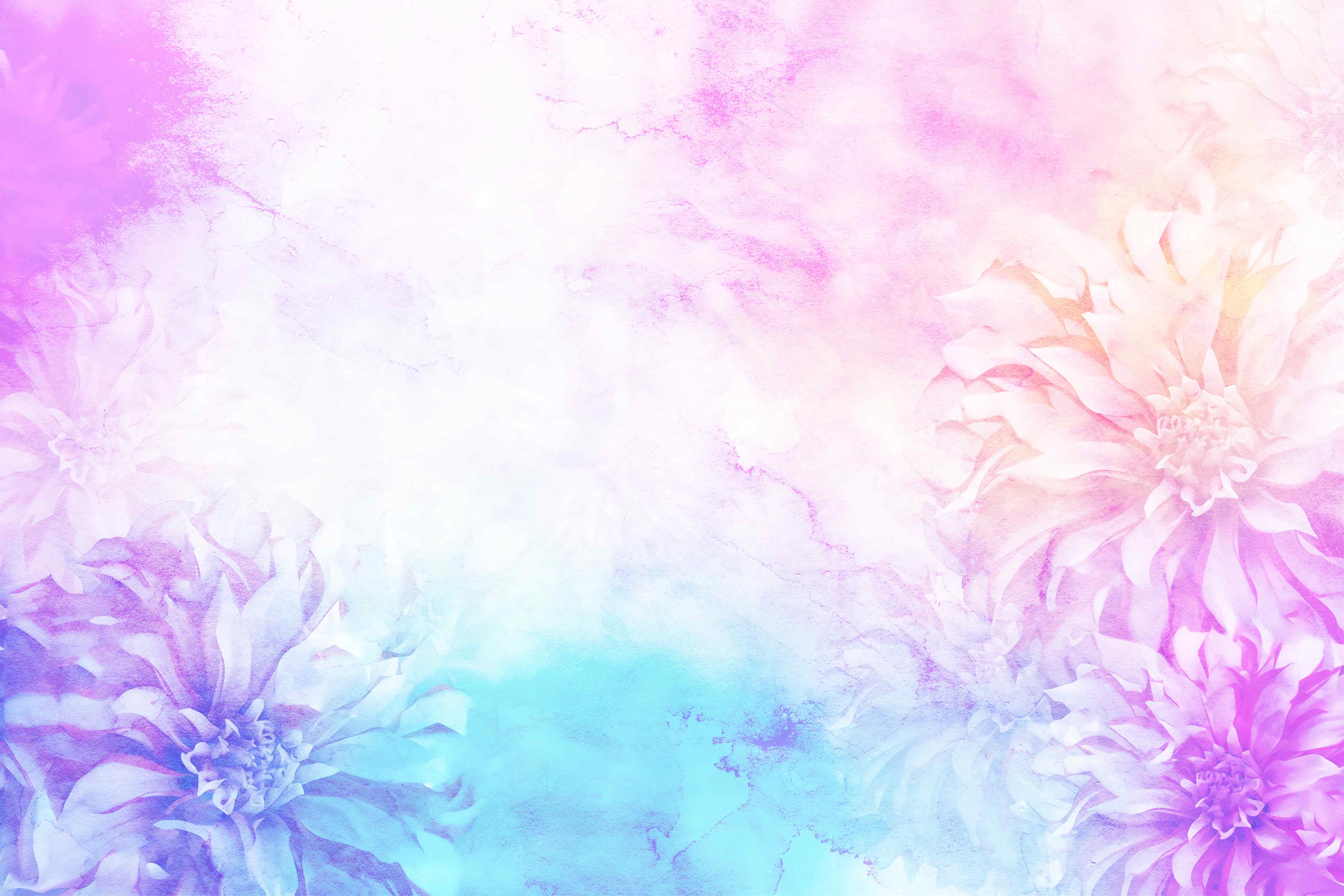 Babyzimmer Wandgestaltung-Bunte Blumen - Portrait