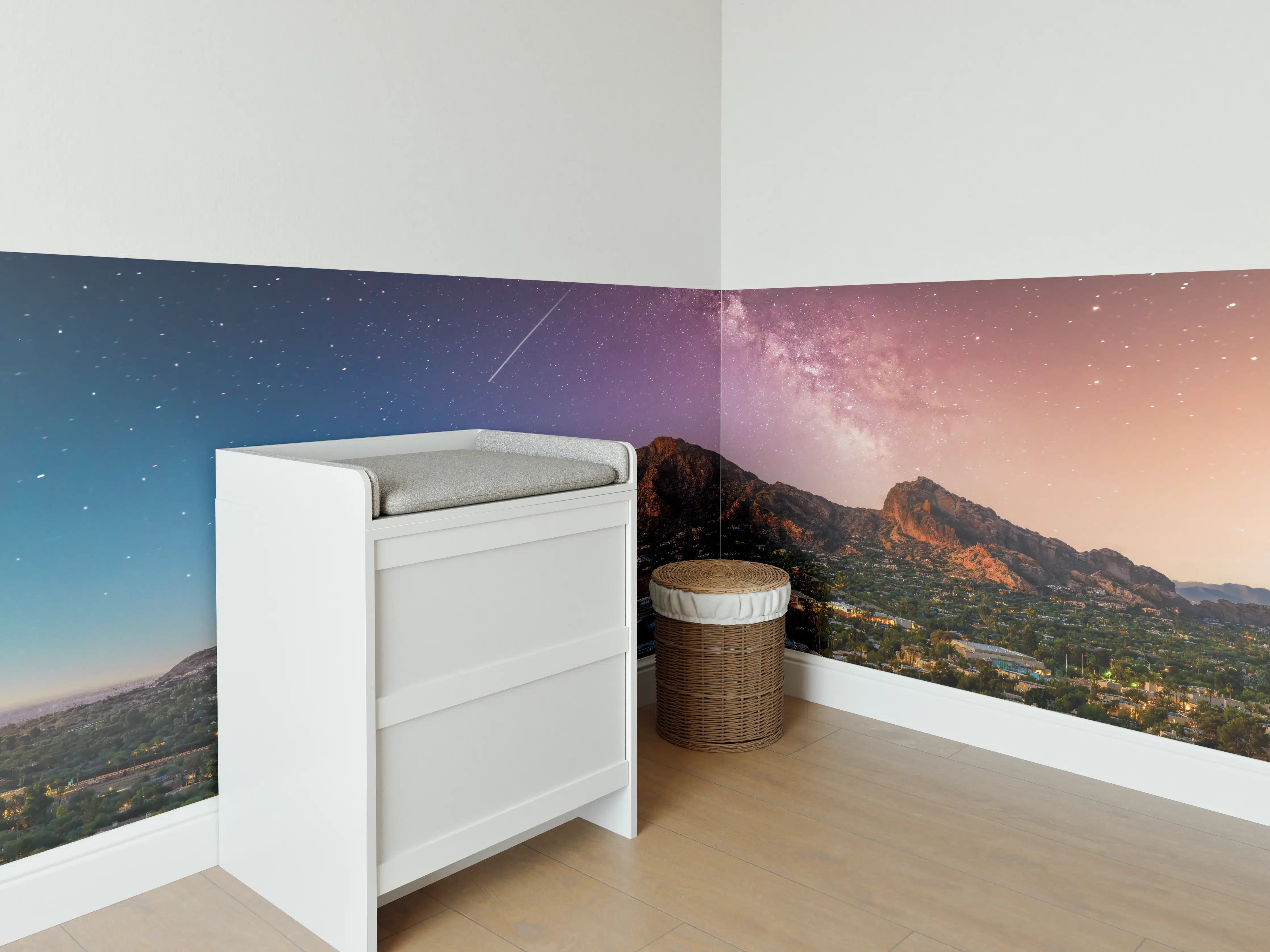 Babyzimmer Wandgestaltung - Camelback Mountain in Phoenix Arizona