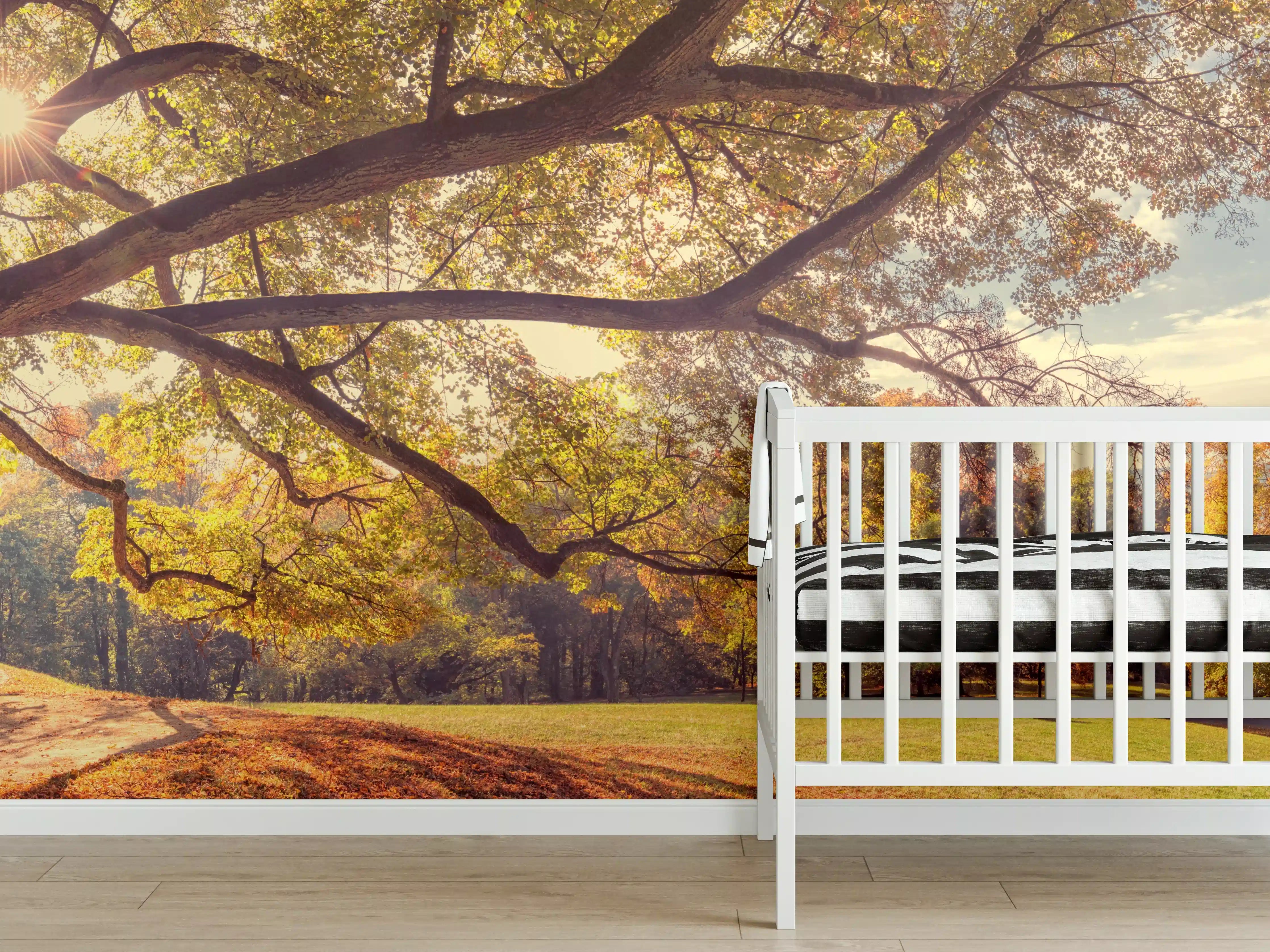 Babyzimmer Wandgestaltung - Coburg Hofgarten - Oberfranken