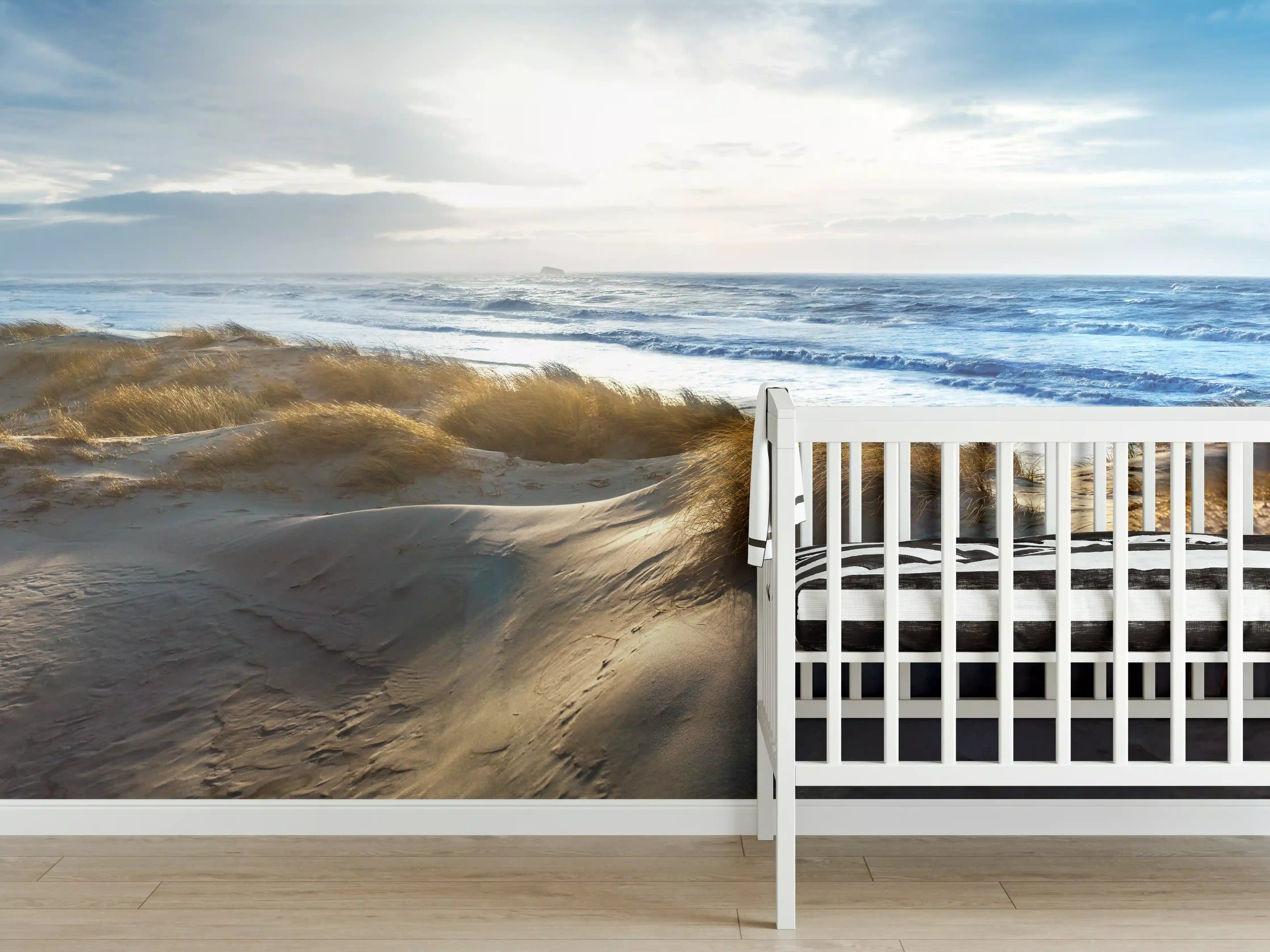 Babyzimmer Wandgestaltung - Dänische Nordseeküste