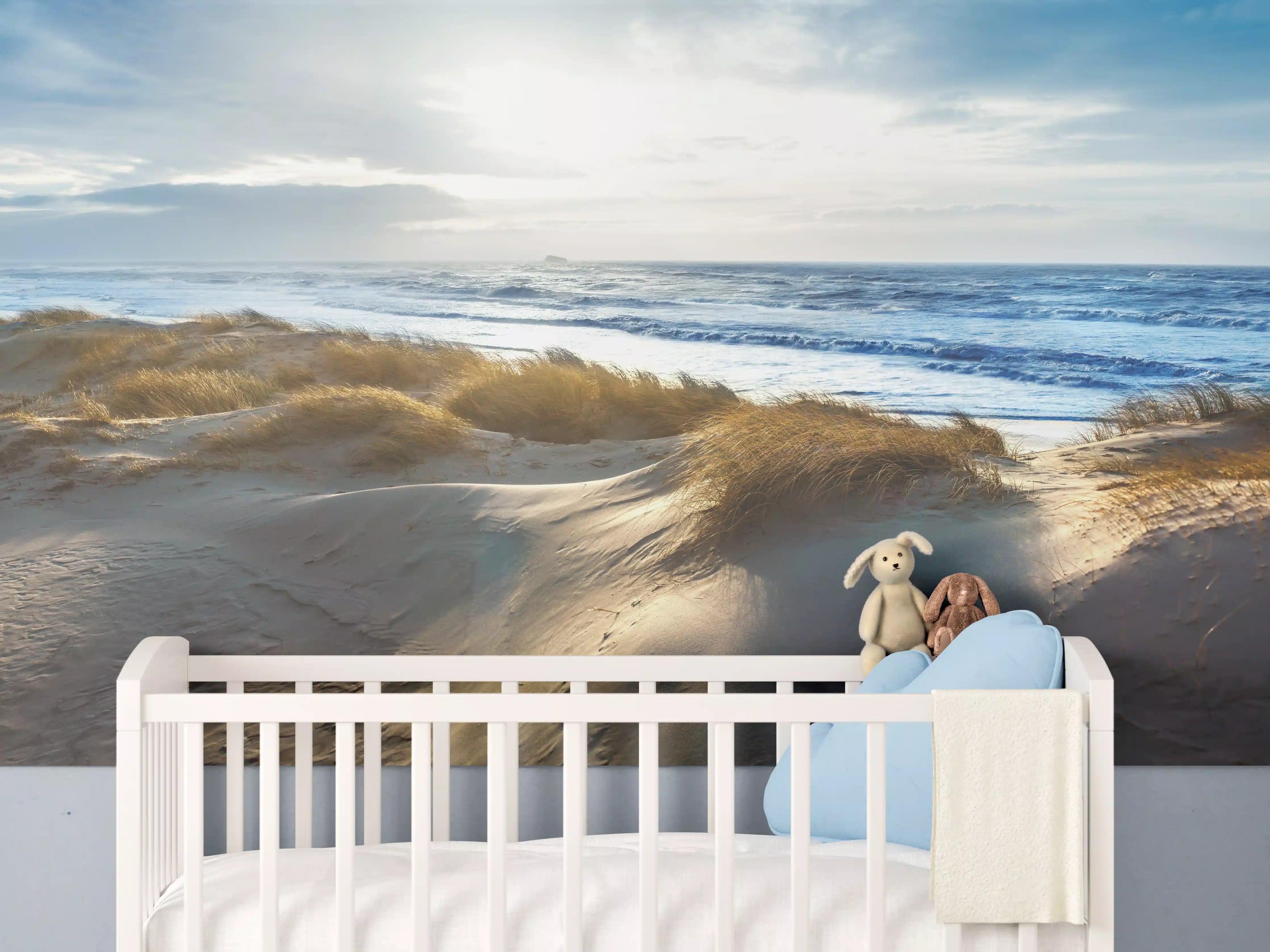 Babyzimmer Wandgestaltung - Dänische Nordseeküste