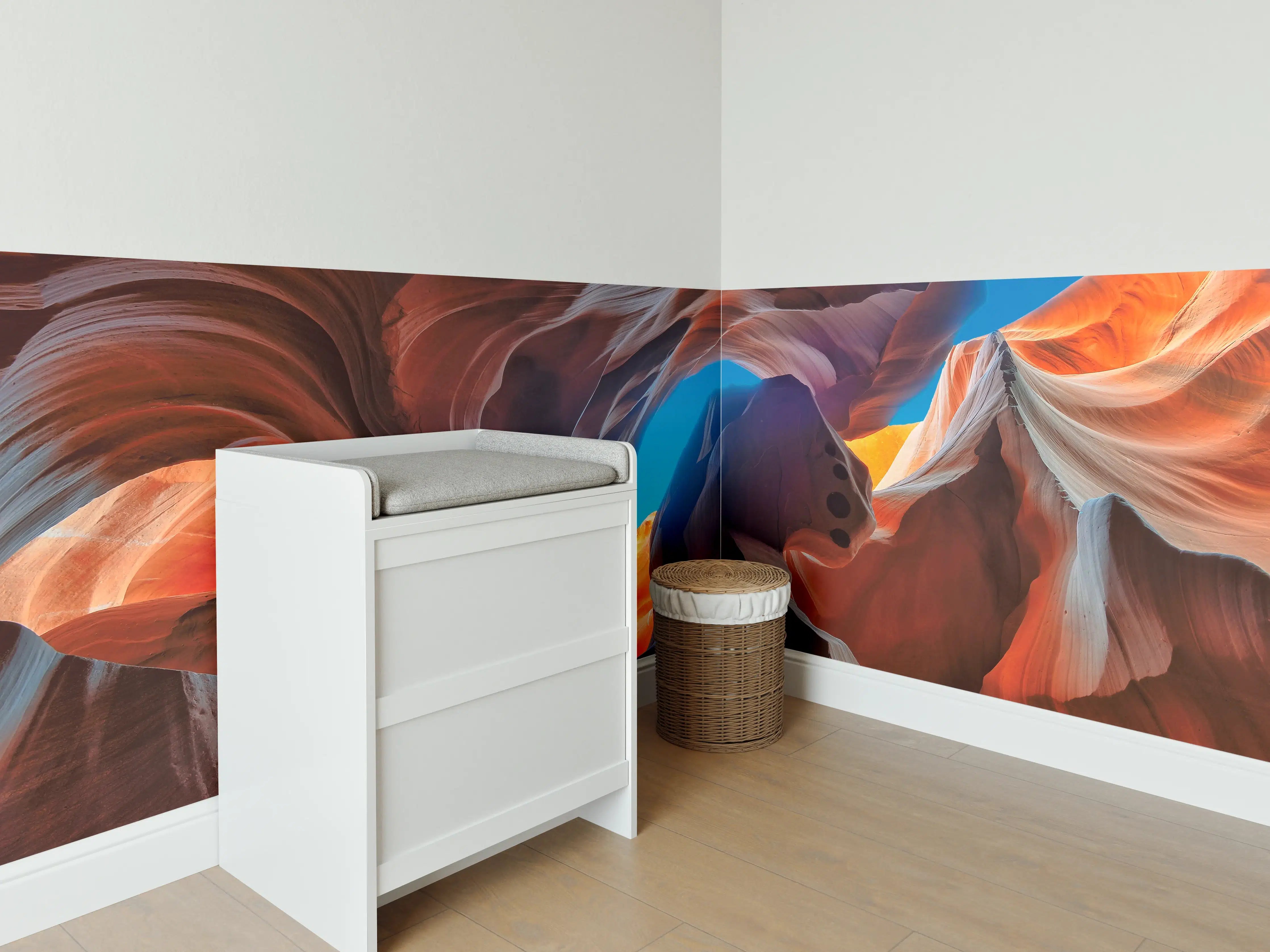 Babyzimmer Wandgestaltung - Der magische Antelope Canyon