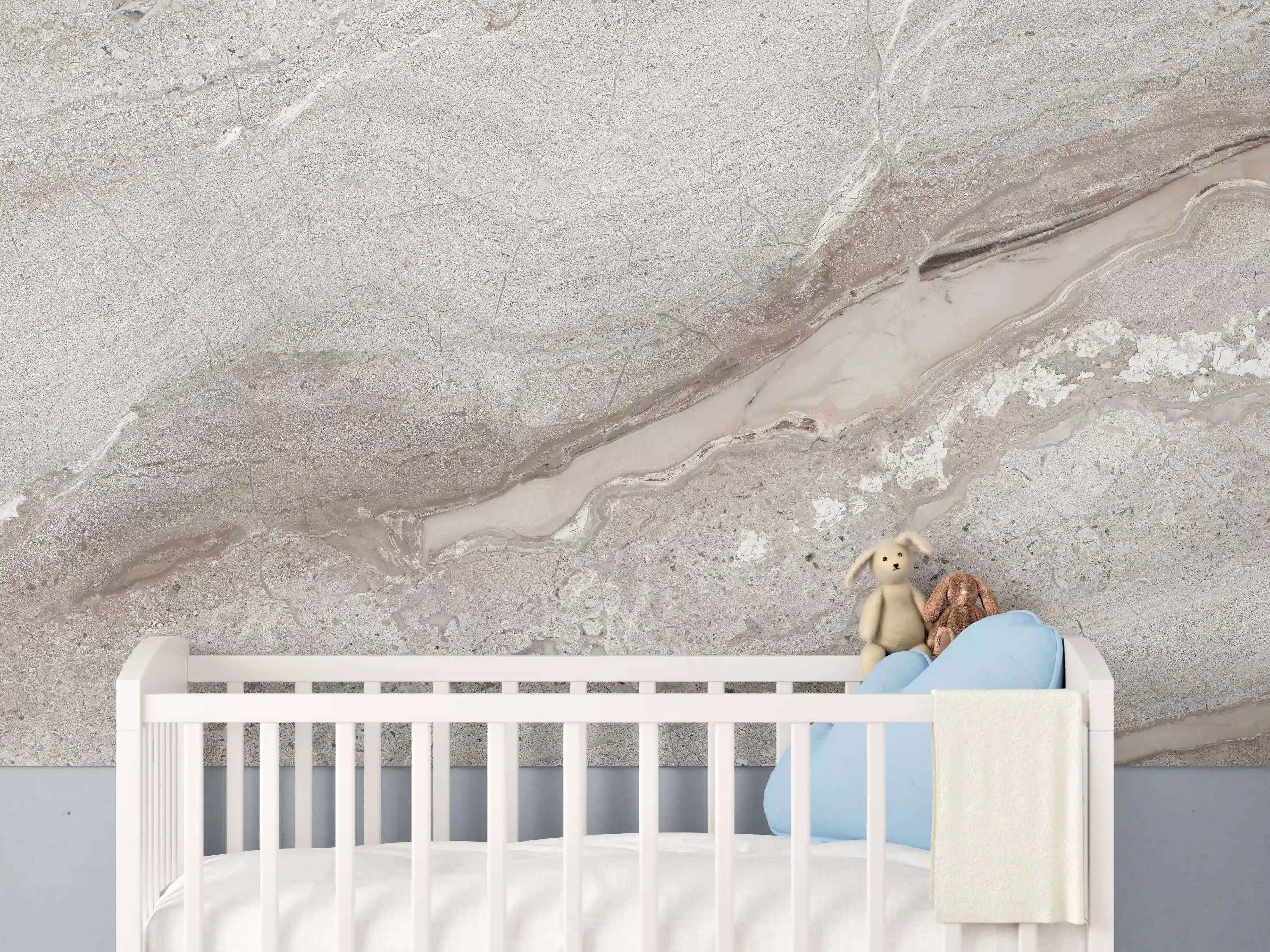 Babyzimmer Wandgestaltung - Diana royal polierter Marmor