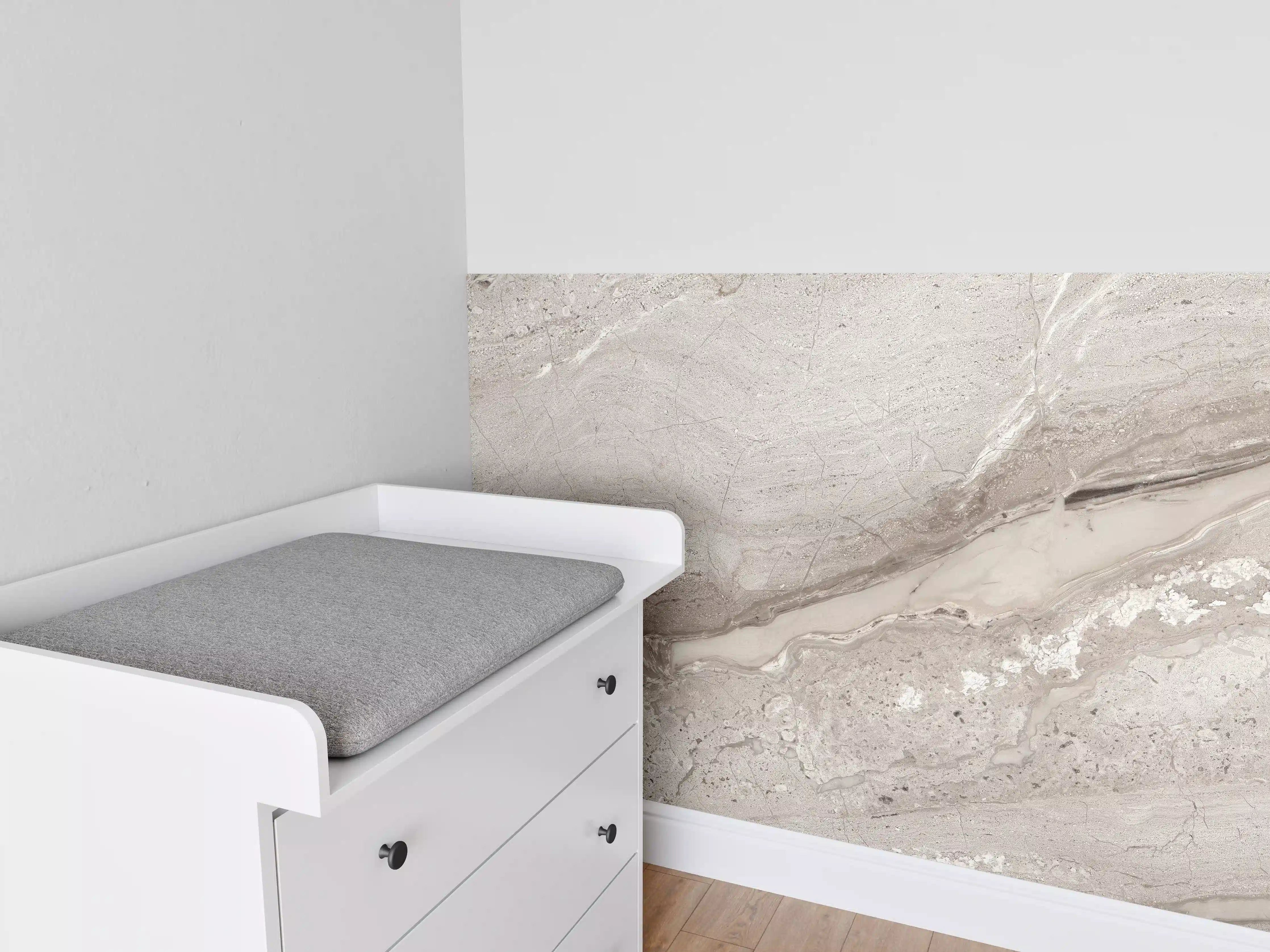 Babyzimmer Wandgestaltung - Diana royal polierter Marmor