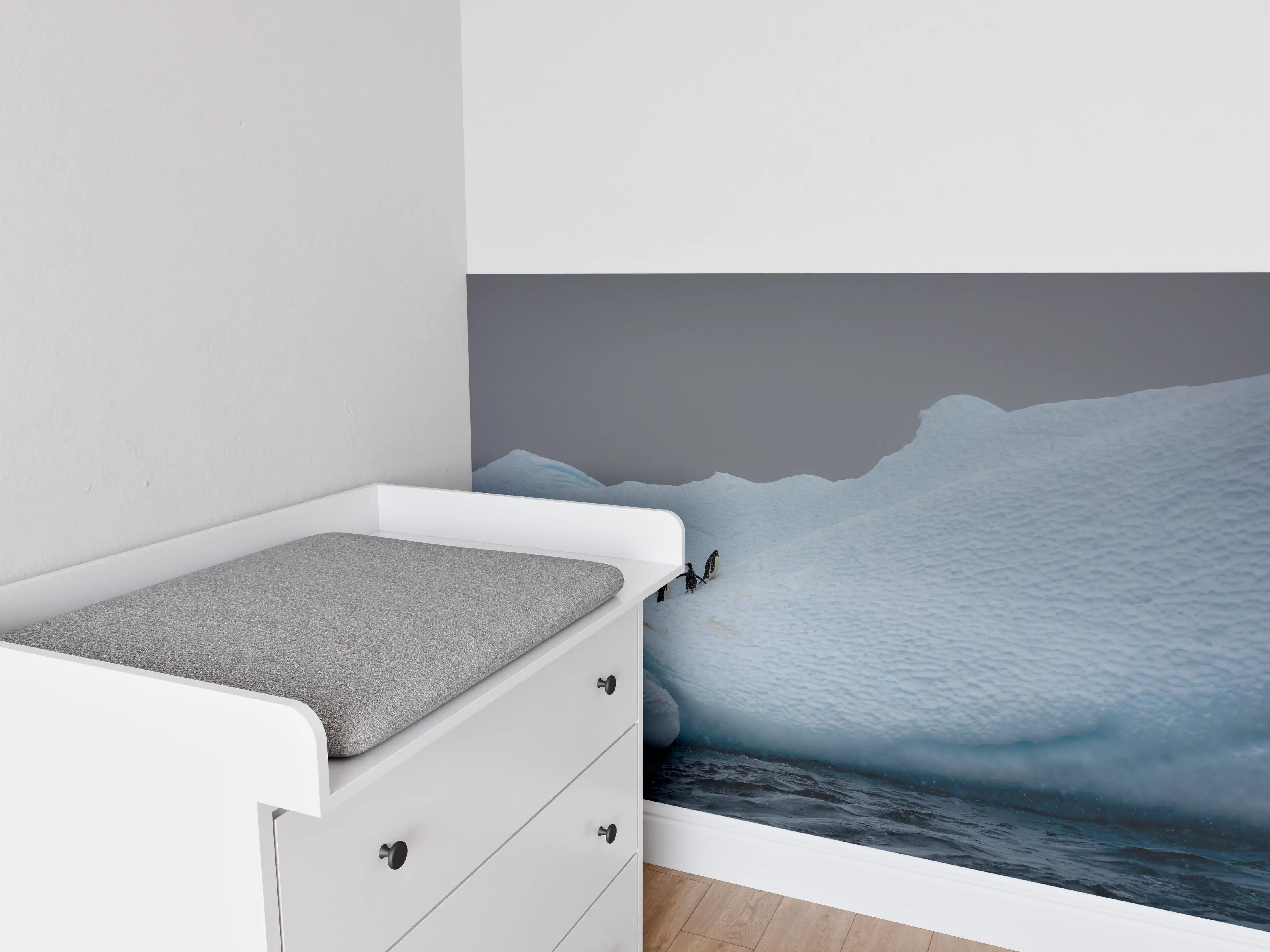 Babyzimmer Wandgestaltung - Eisige Region - Südpol