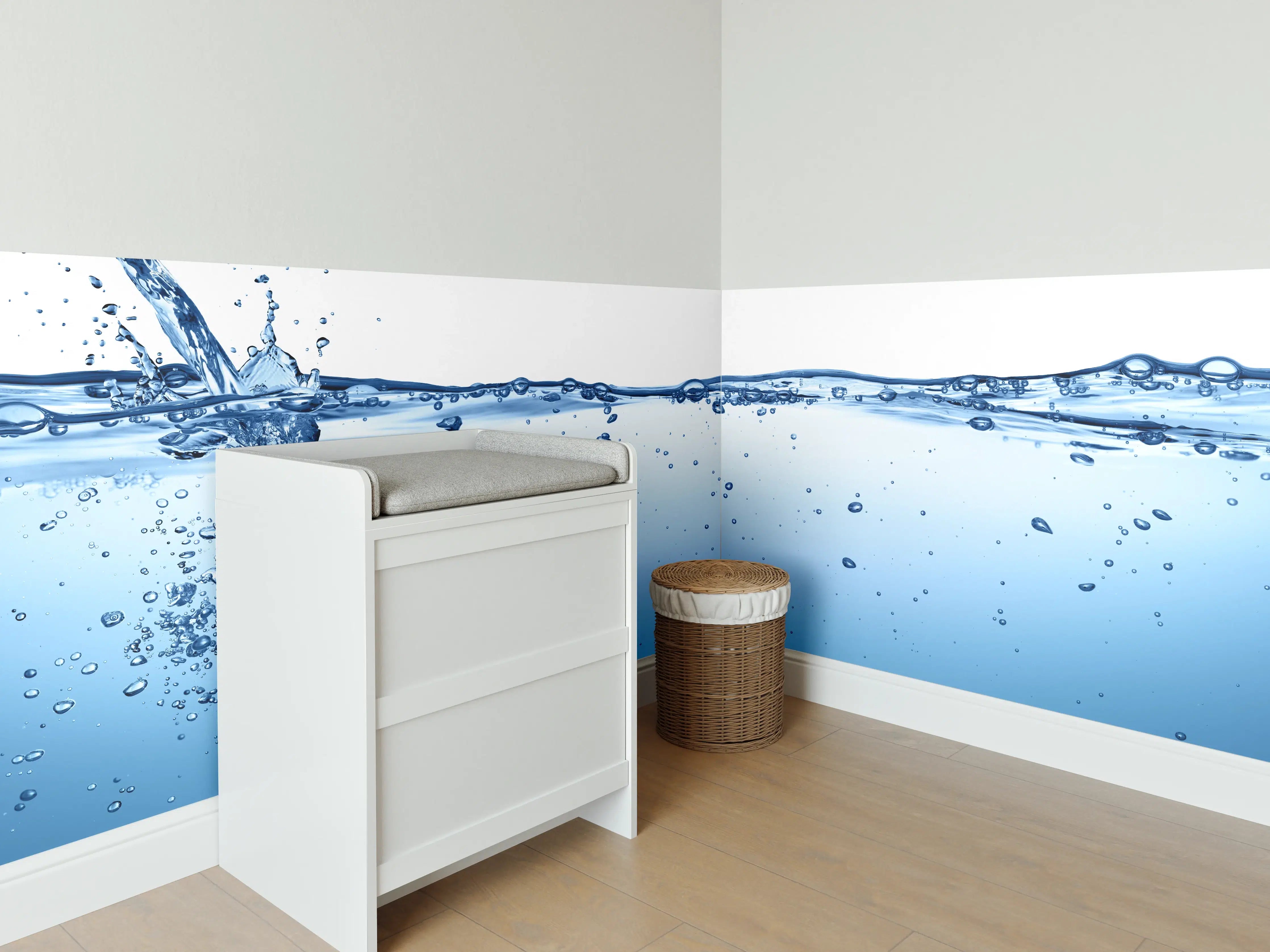 Babyzimmer Wandgestaltung - Energie des Wassers