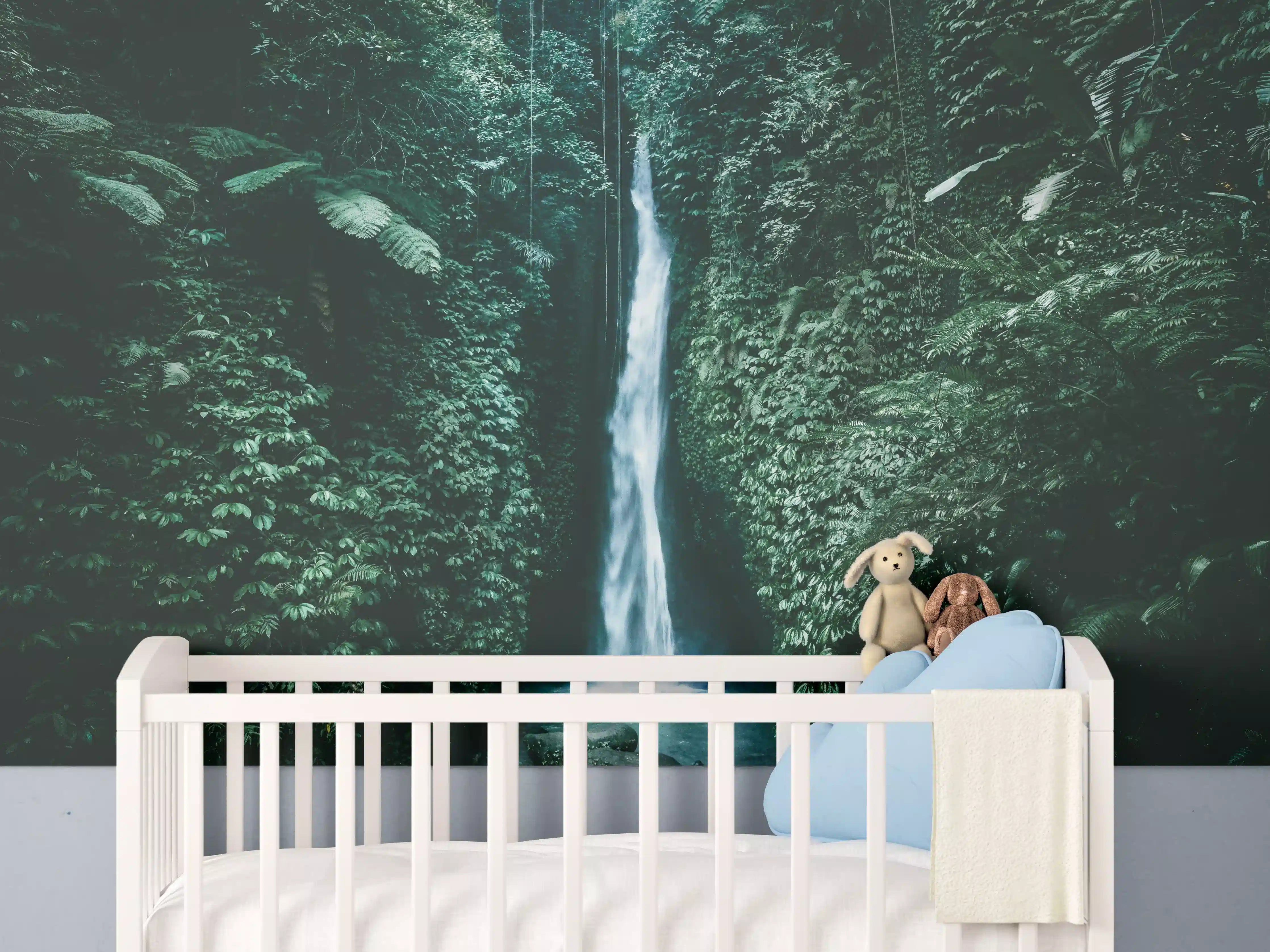 Babyzimmer Wandgestaltung - Erstaunlicher Wasserfall auf Bali