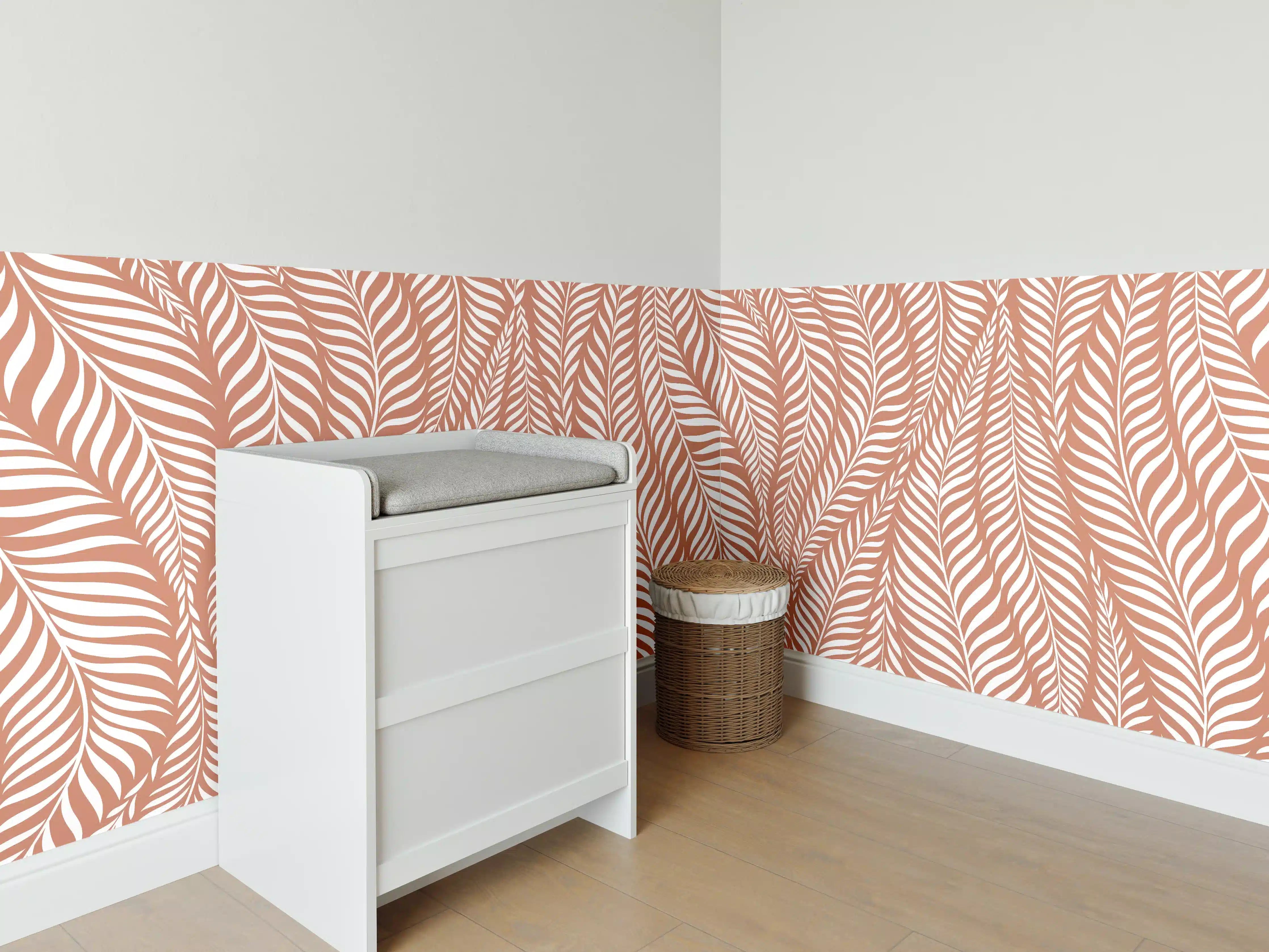 Babyzimmer Wandgestaltung - Exquisite weiße Marmortextur mit sanften Graunuancen