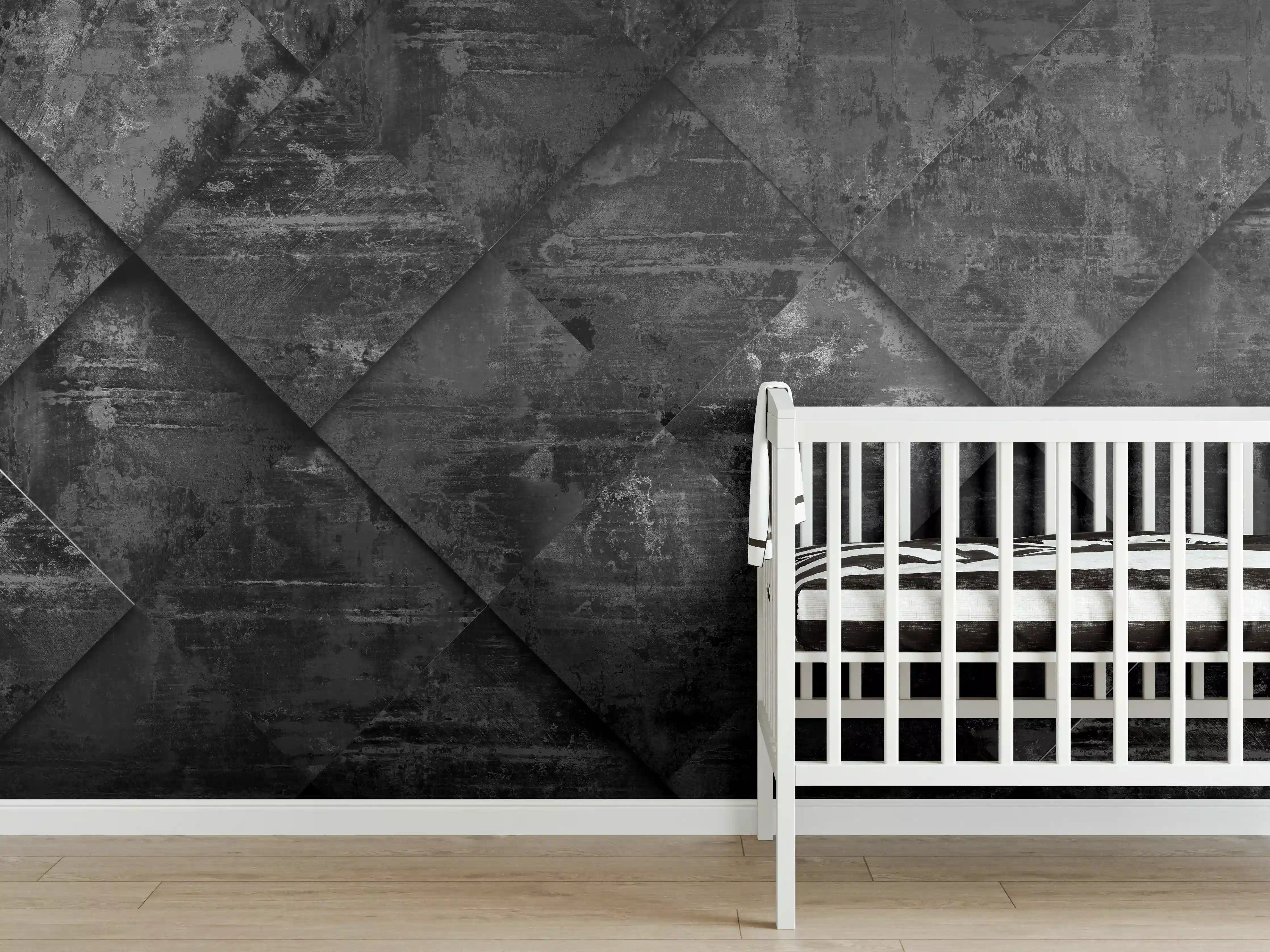 Babyzimmer Wandgestaltung - Extra Dark Design Hintergrund