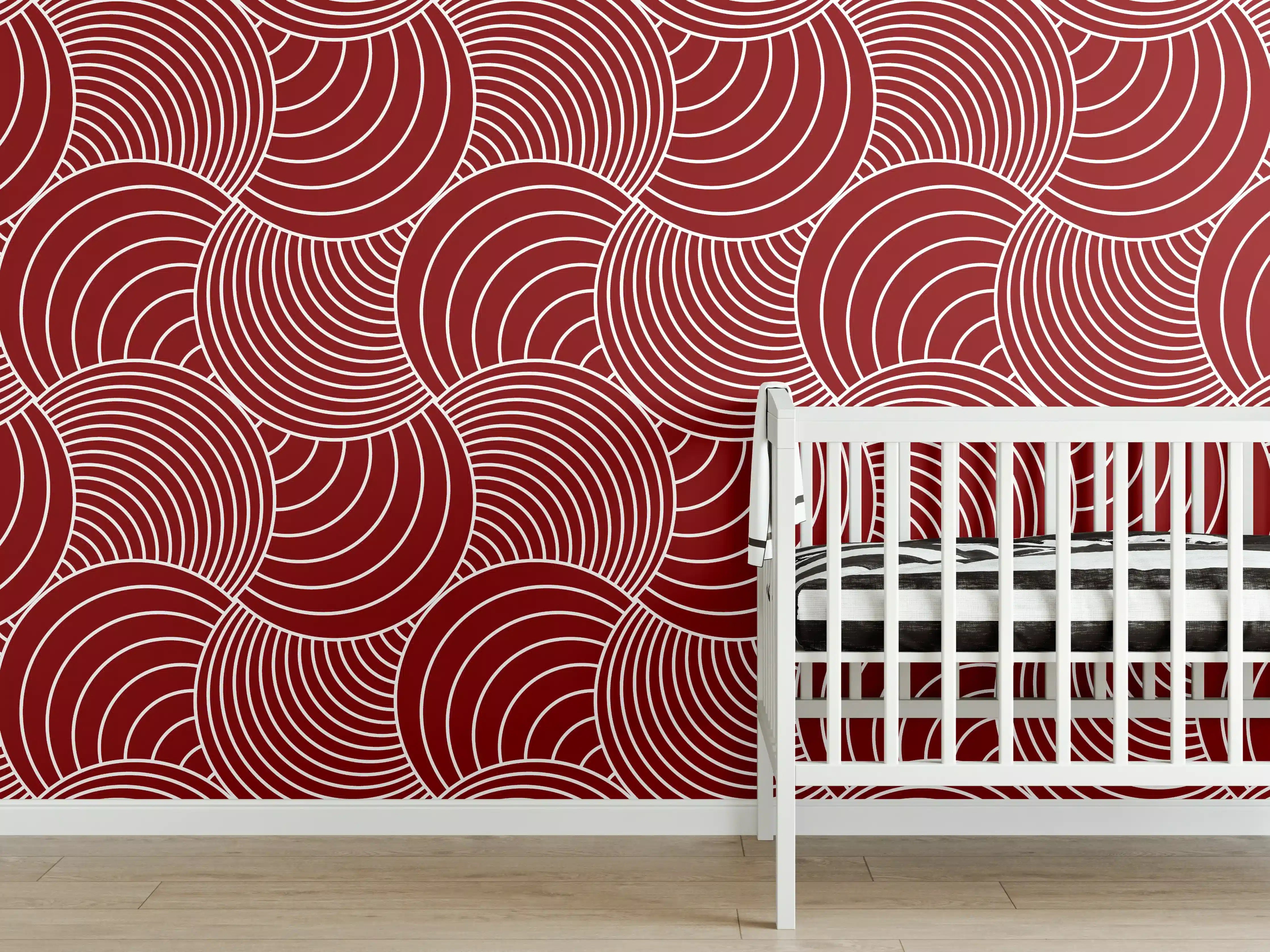 Babyzimmer Wandgestaltung - Fein strukturierter weiß-grauer Marmor mit Nuancen