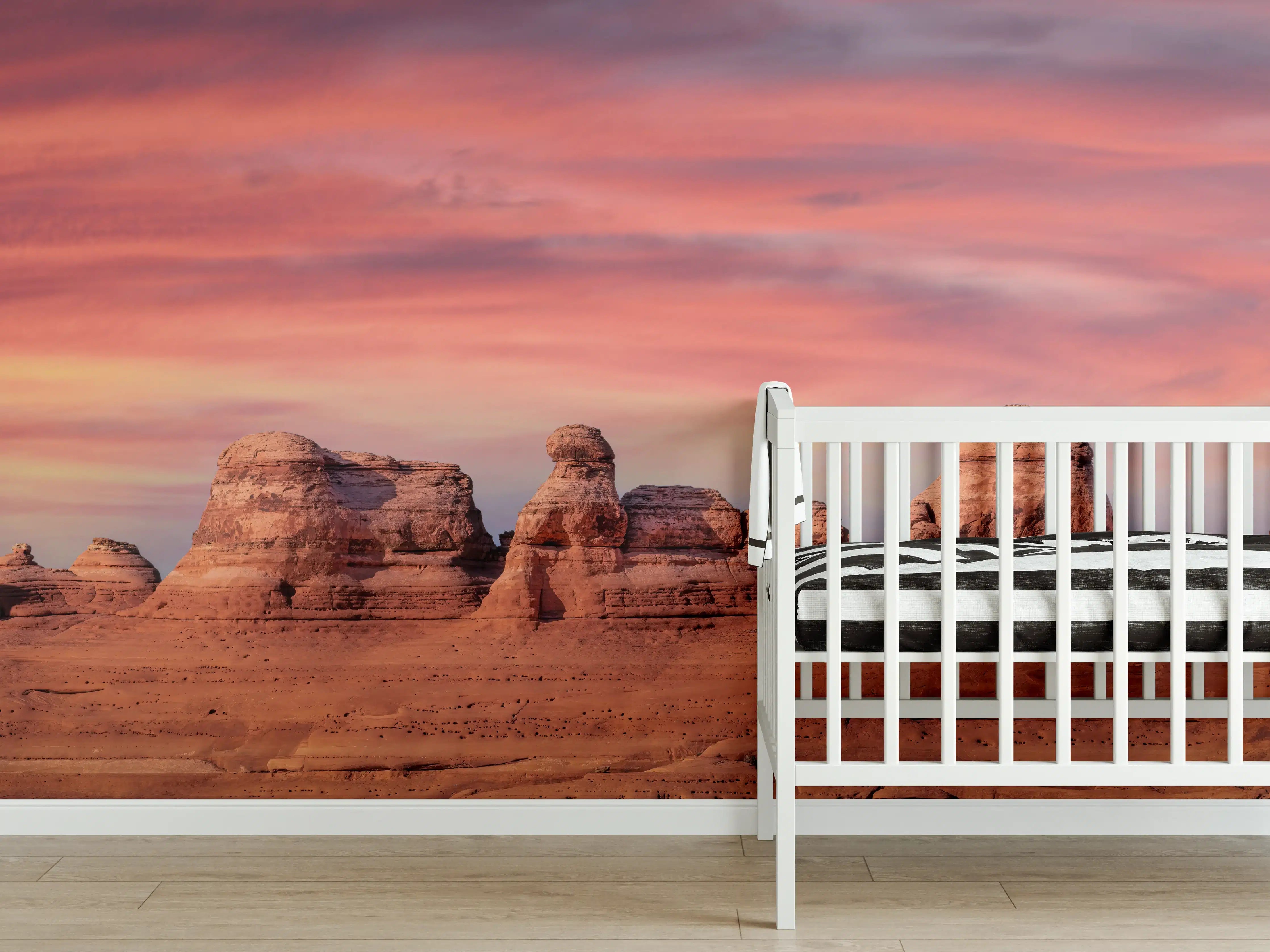 Babyzimmer Wandgestaltung - Filigraner Bogen im Arches National Park