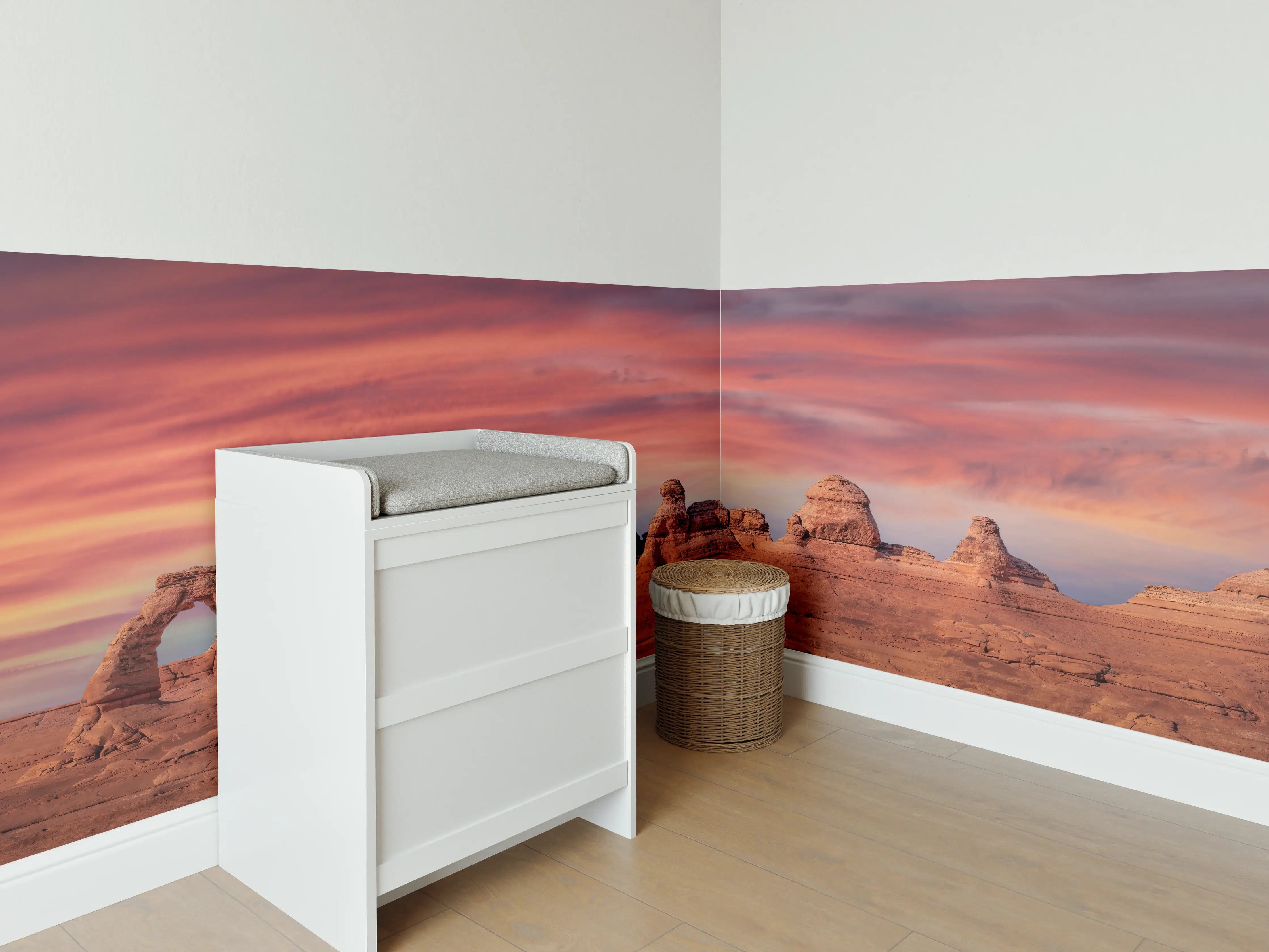 Babyzimmer Wandgestaltung - Filigraner Bogen im Arches National Park