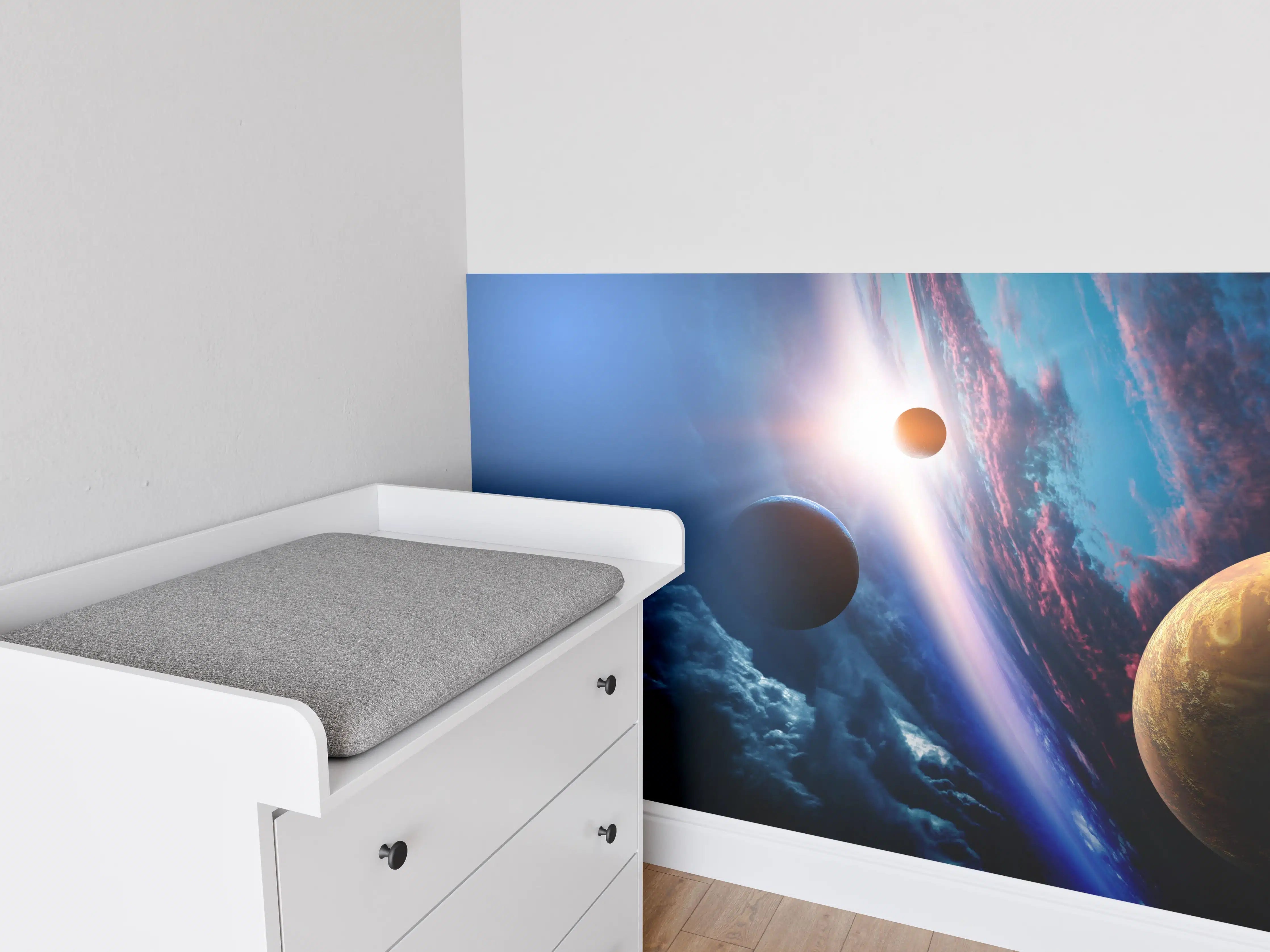 Babyzimmer Wandgestaltung - Fliegender Adler Bewegung 