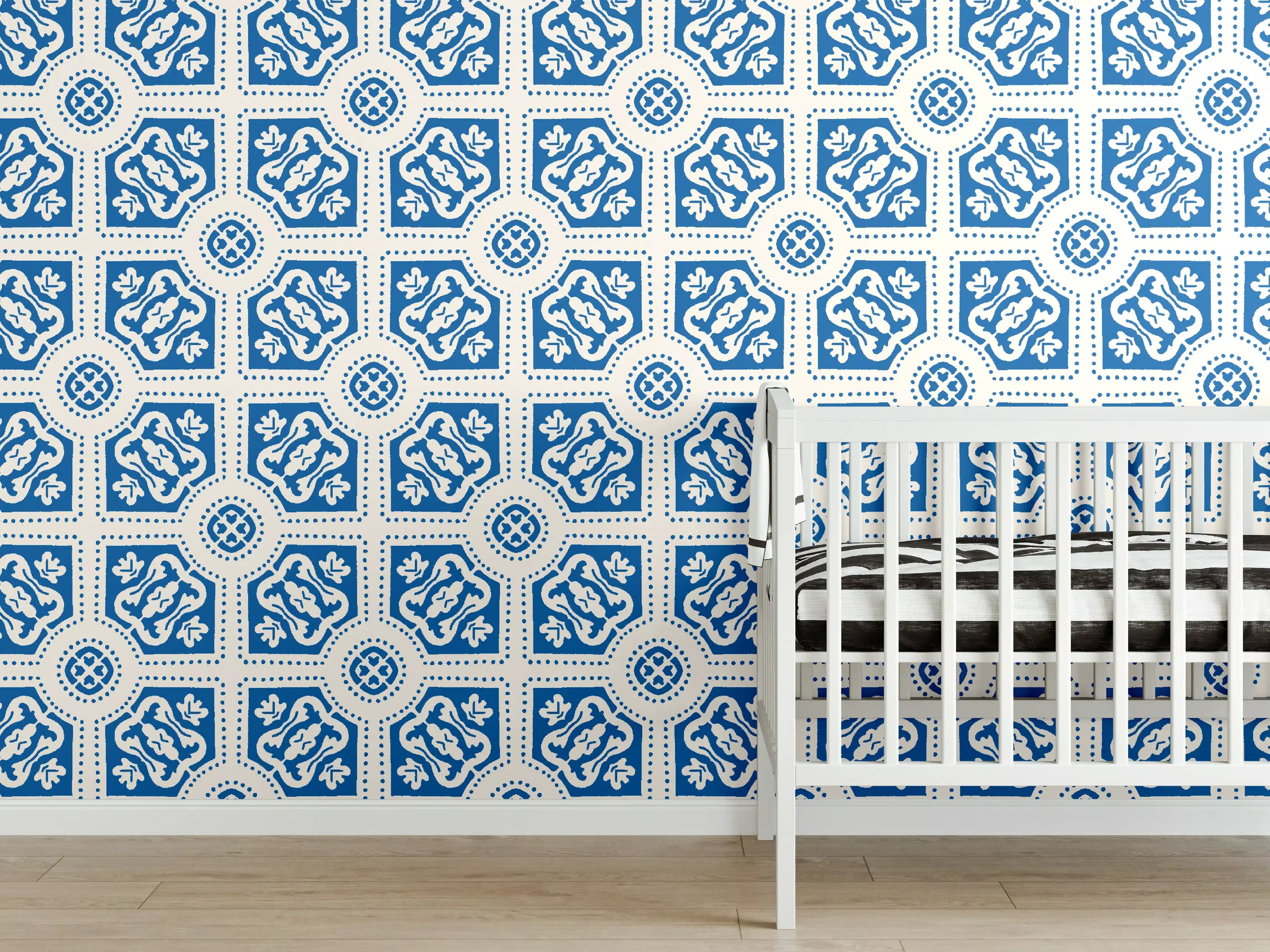 Babyzimmer Wandgestaltung - Fliesenkunst Portugals