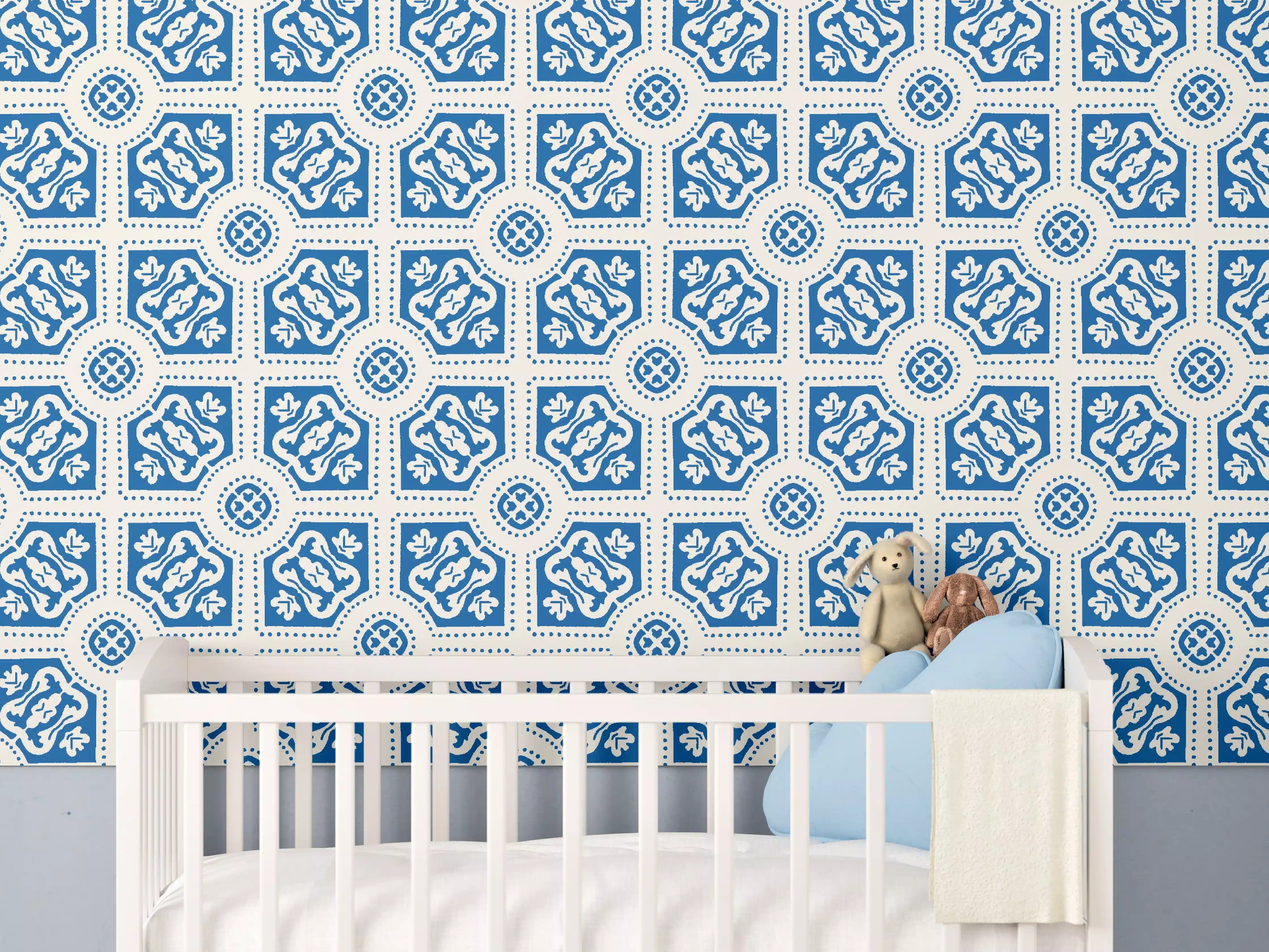 Babyzimmer Wandgestaltung - Fliesenkunst Portugals