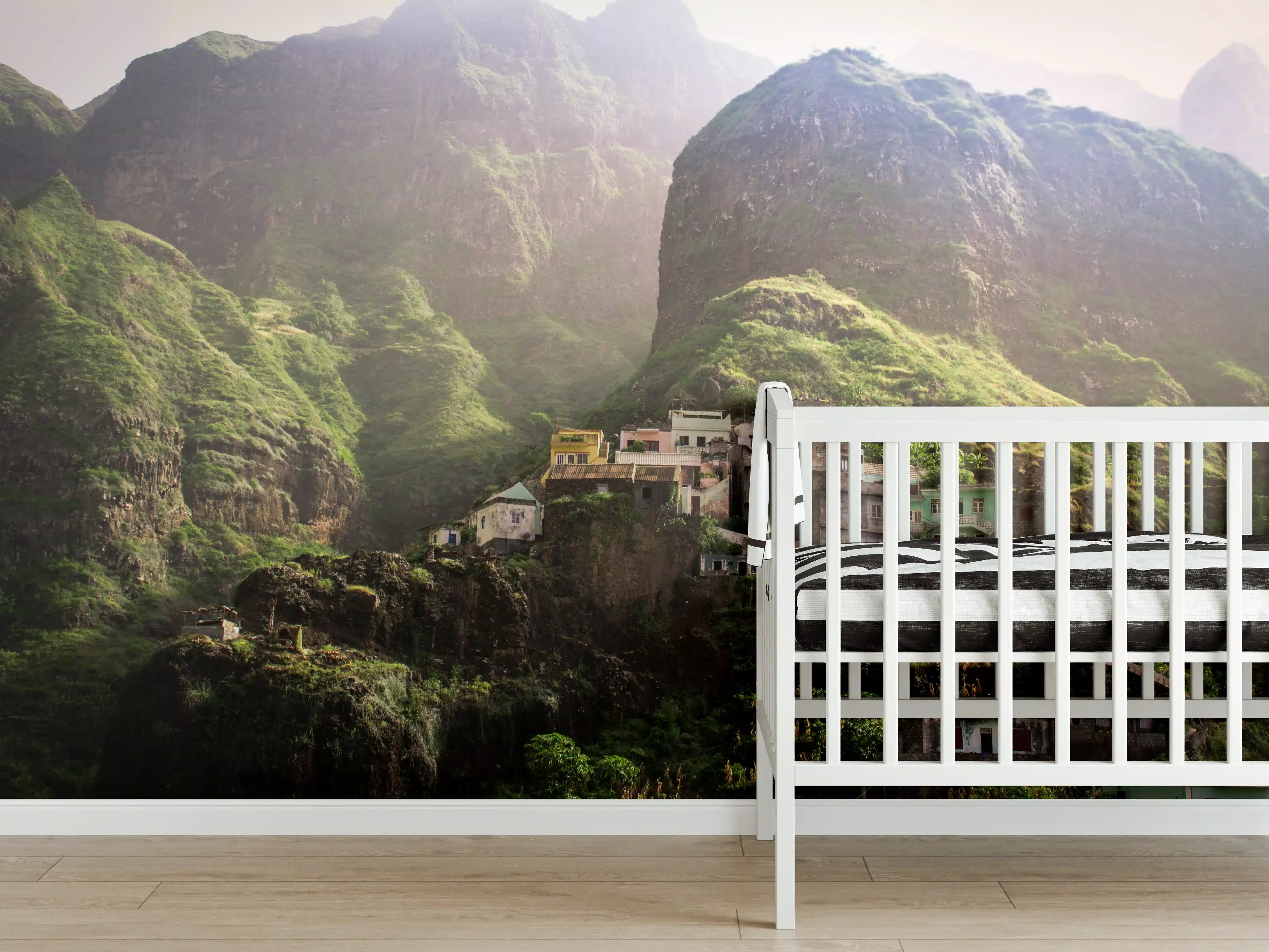 Babyzimmer Wandgestaltung - Fontainhas Landschaft