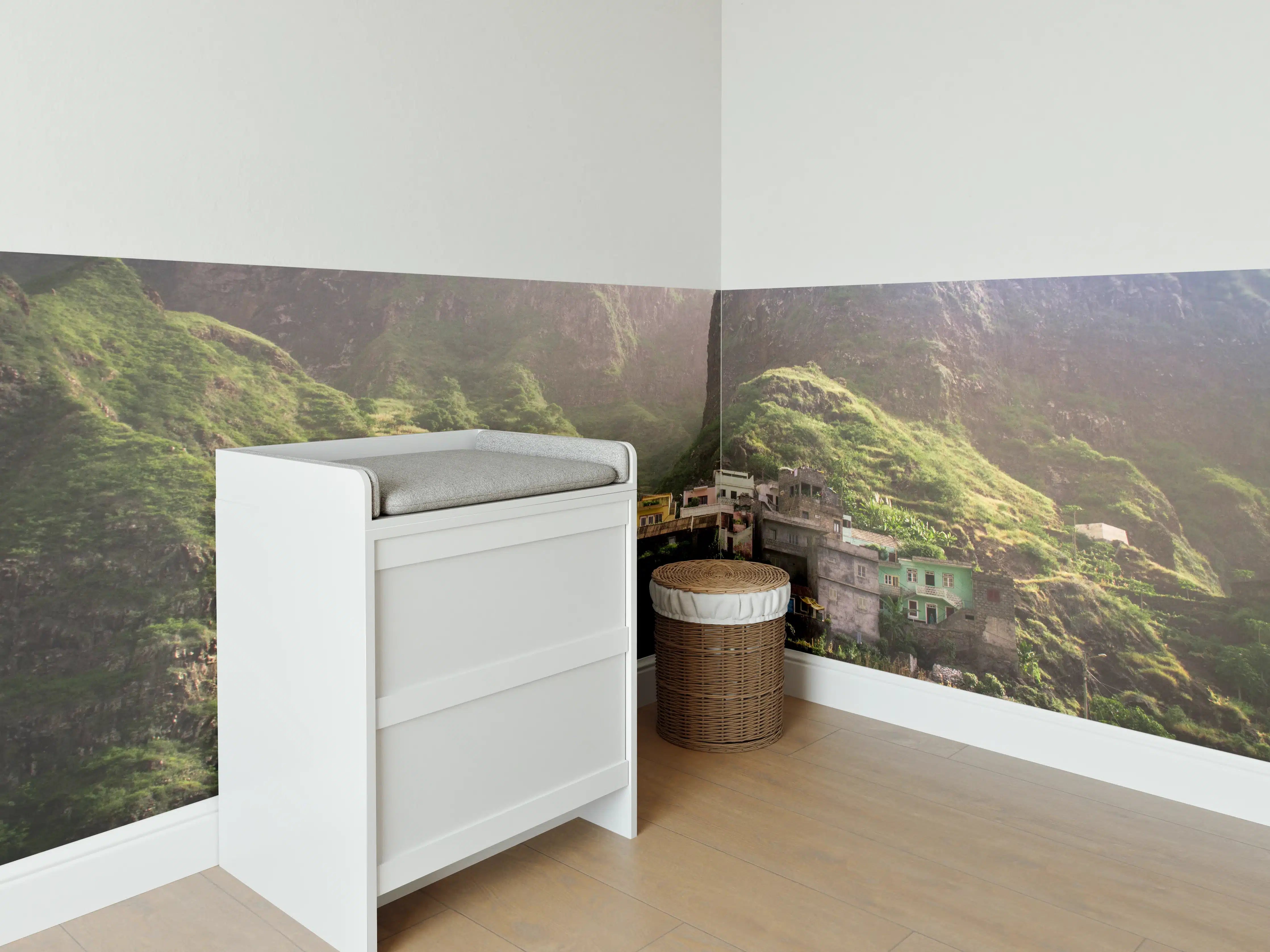 Babyzimmer Wandgestaltung - Fontainhas Landschaft