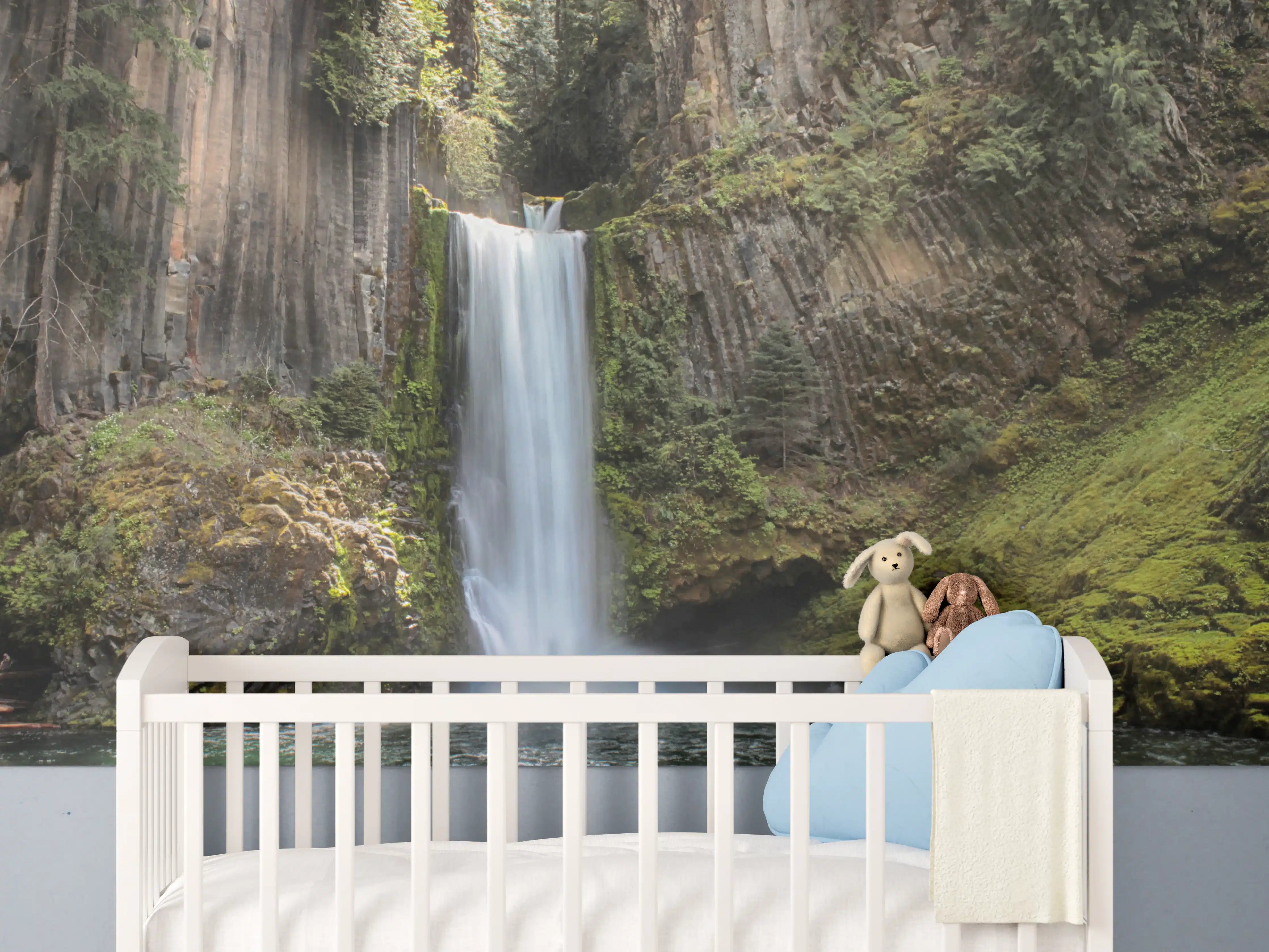 Babyzimmer Wandgestaltung - Friedliche Tokatee Falls