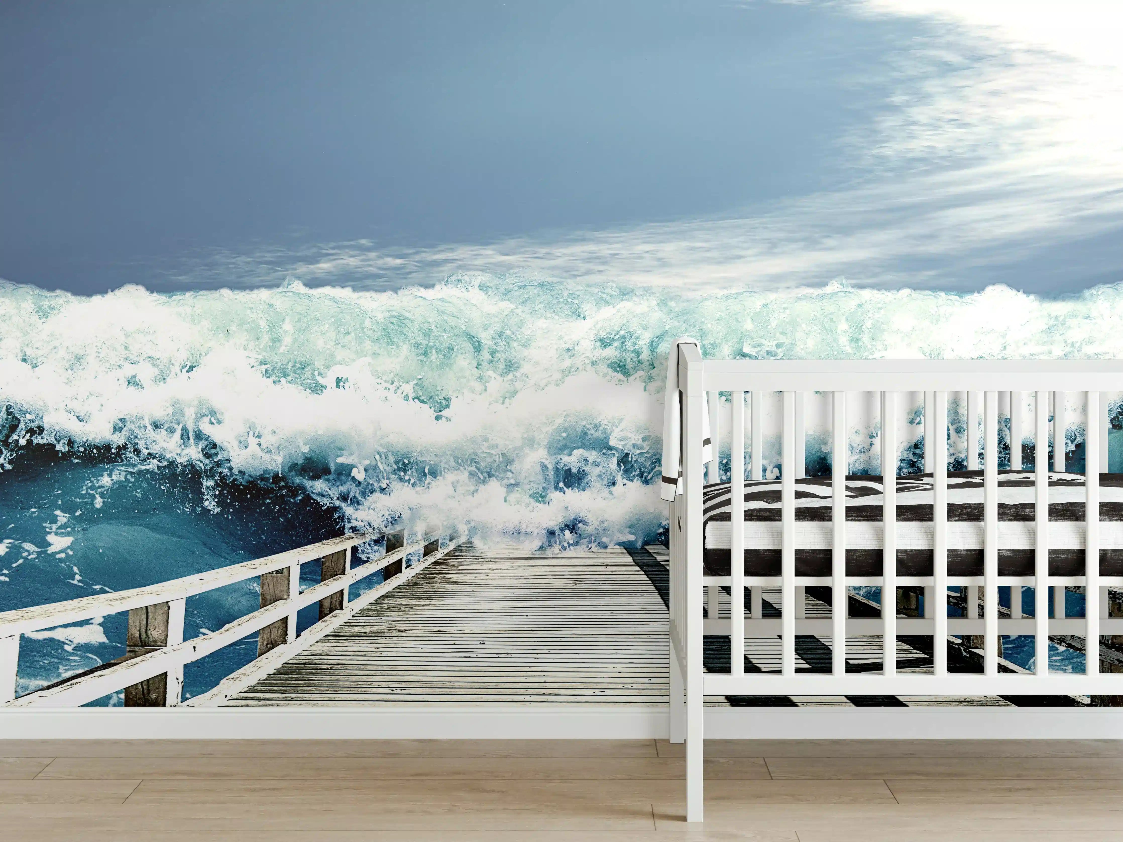 Babyzimmer Wandgestaltung - Friedlicher Strand in Thailand