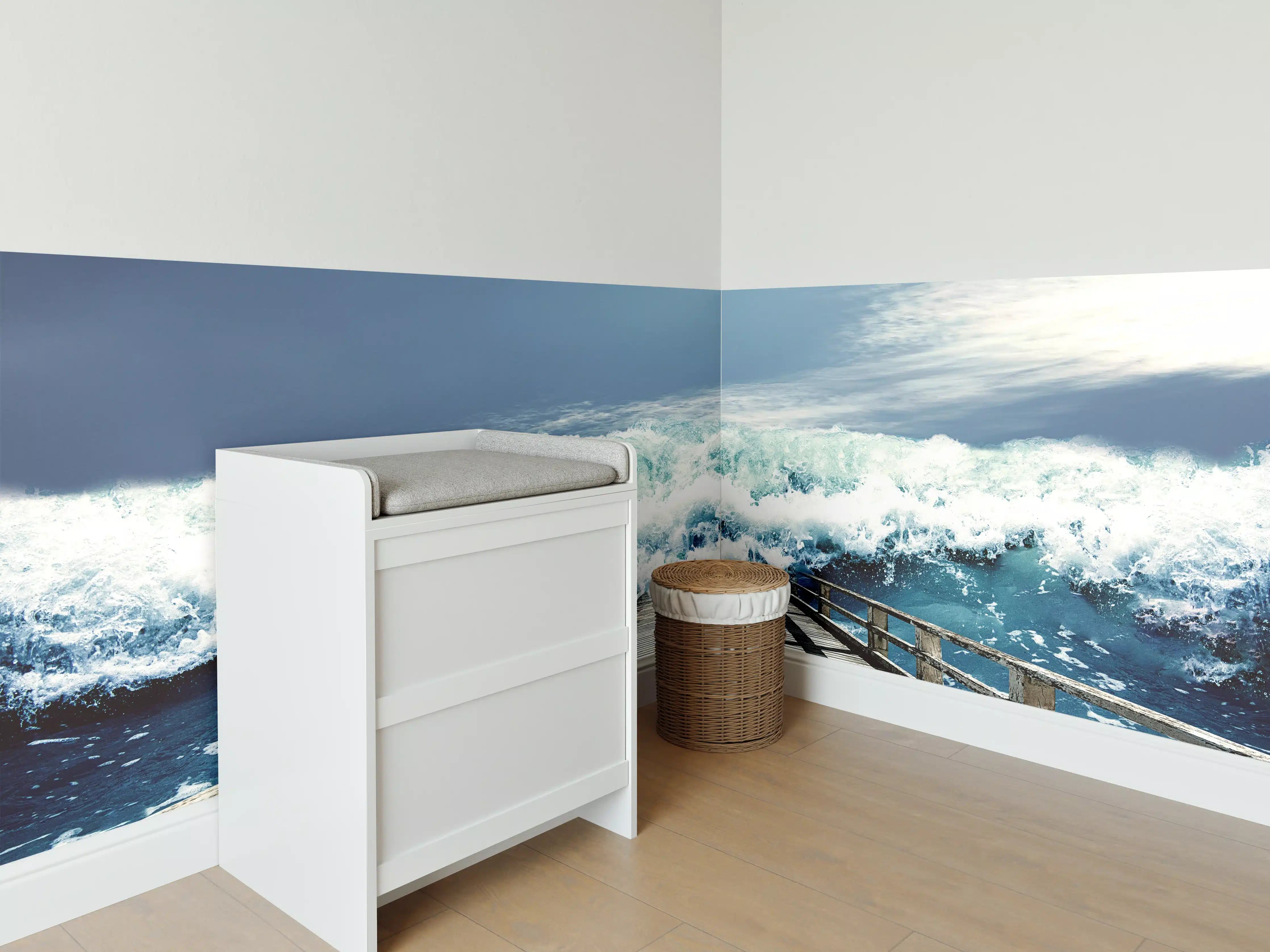 Babyzimmer Wandgestaltung - Friedlicher Strand in Thailand