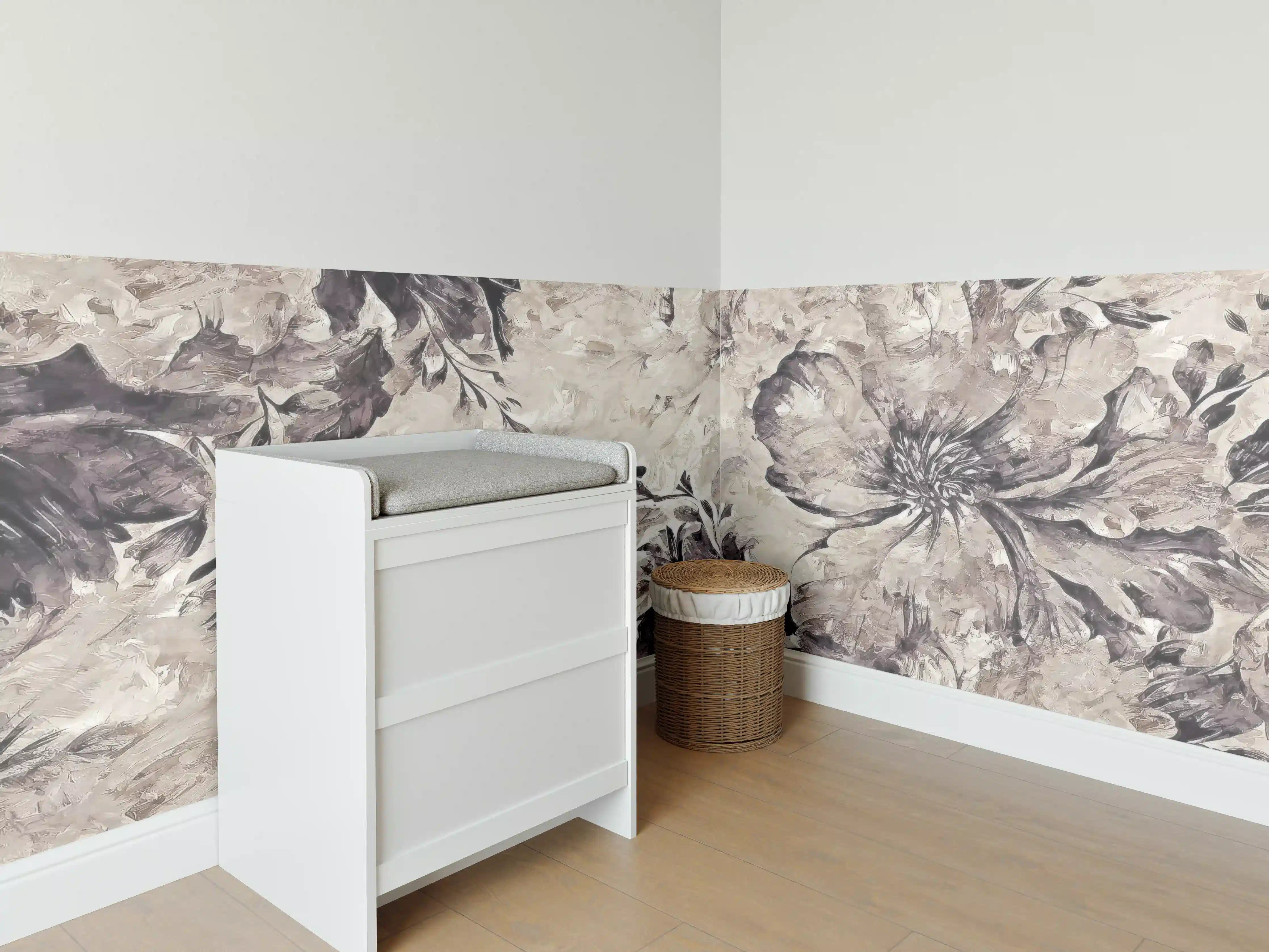 Babyzimmer Wandgestaltung - Gemälde - Büsche