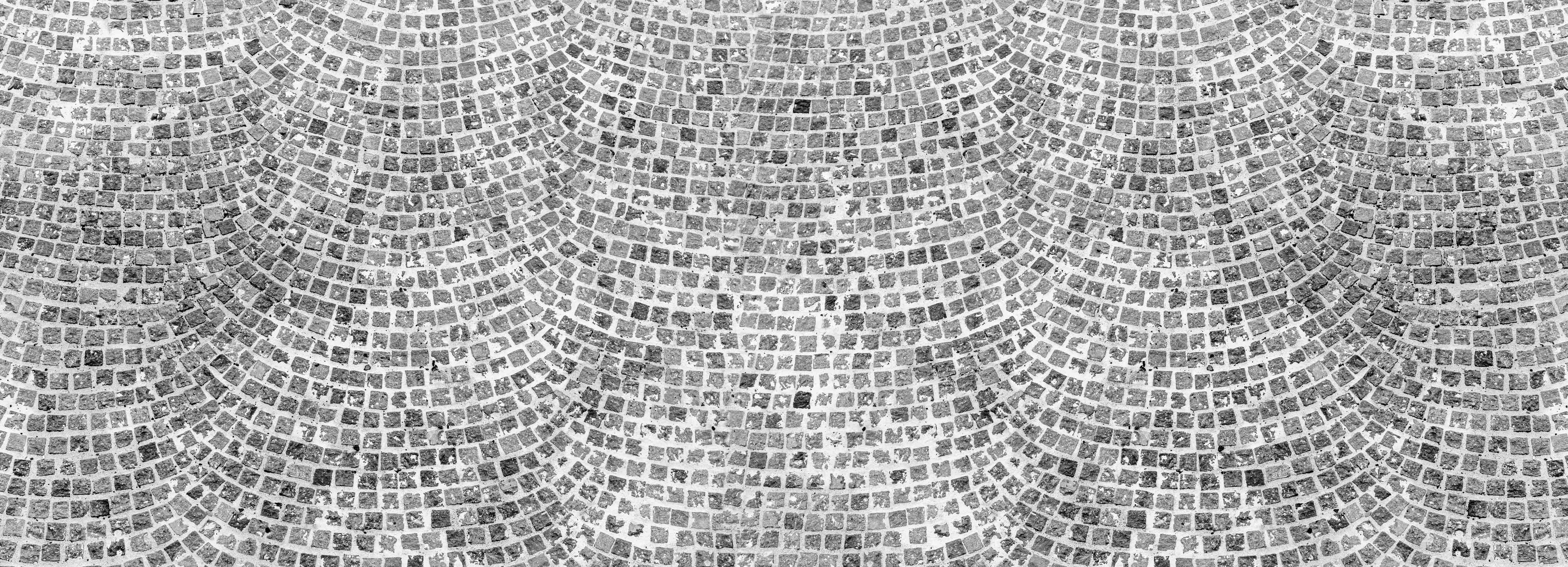 Babyzimmer Wandgestaltung-Gepflasterte Straßenoberfläche