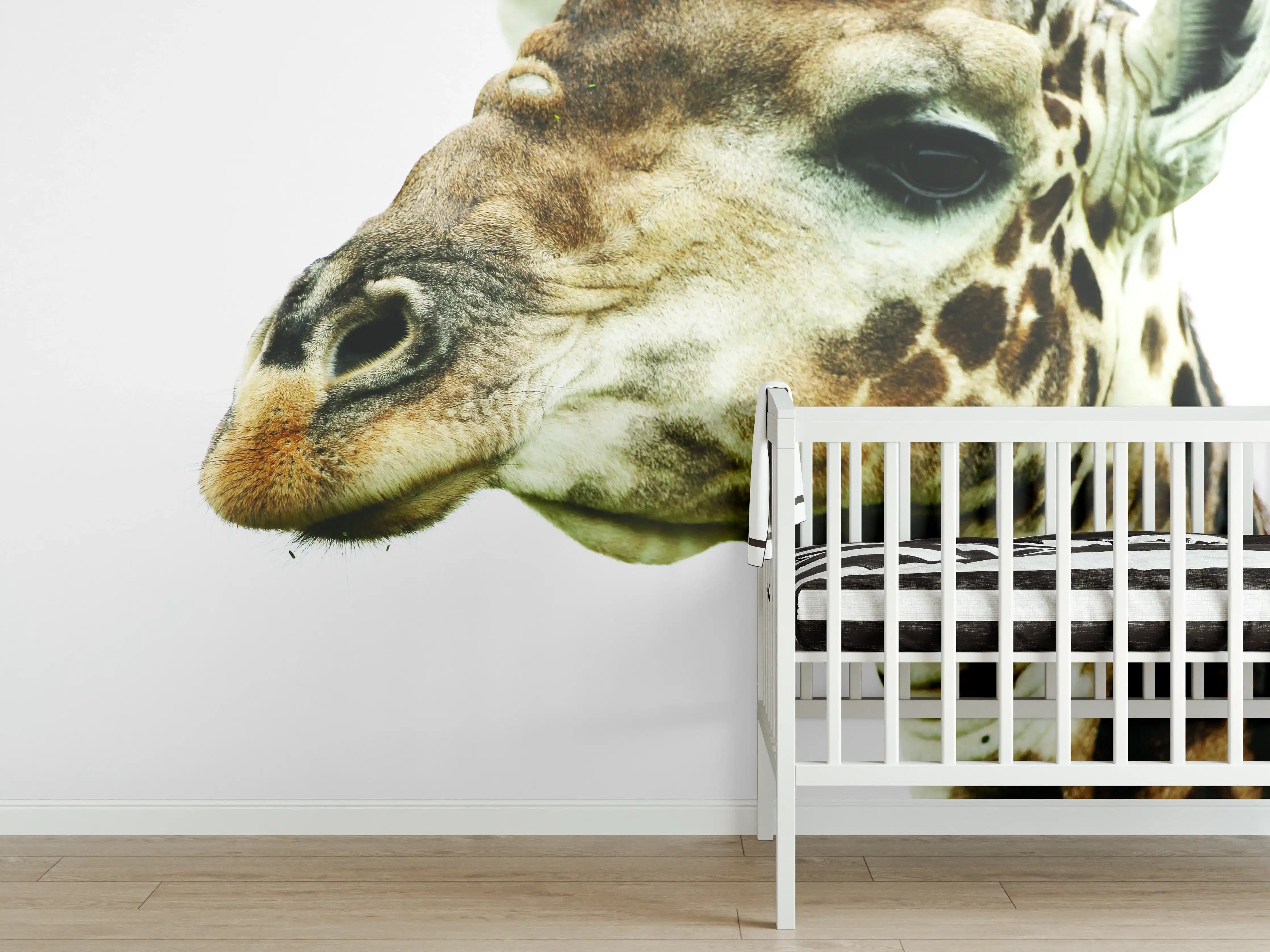 Babyzimmer Wandgestaltung - Giraffe - Nahaufnahme