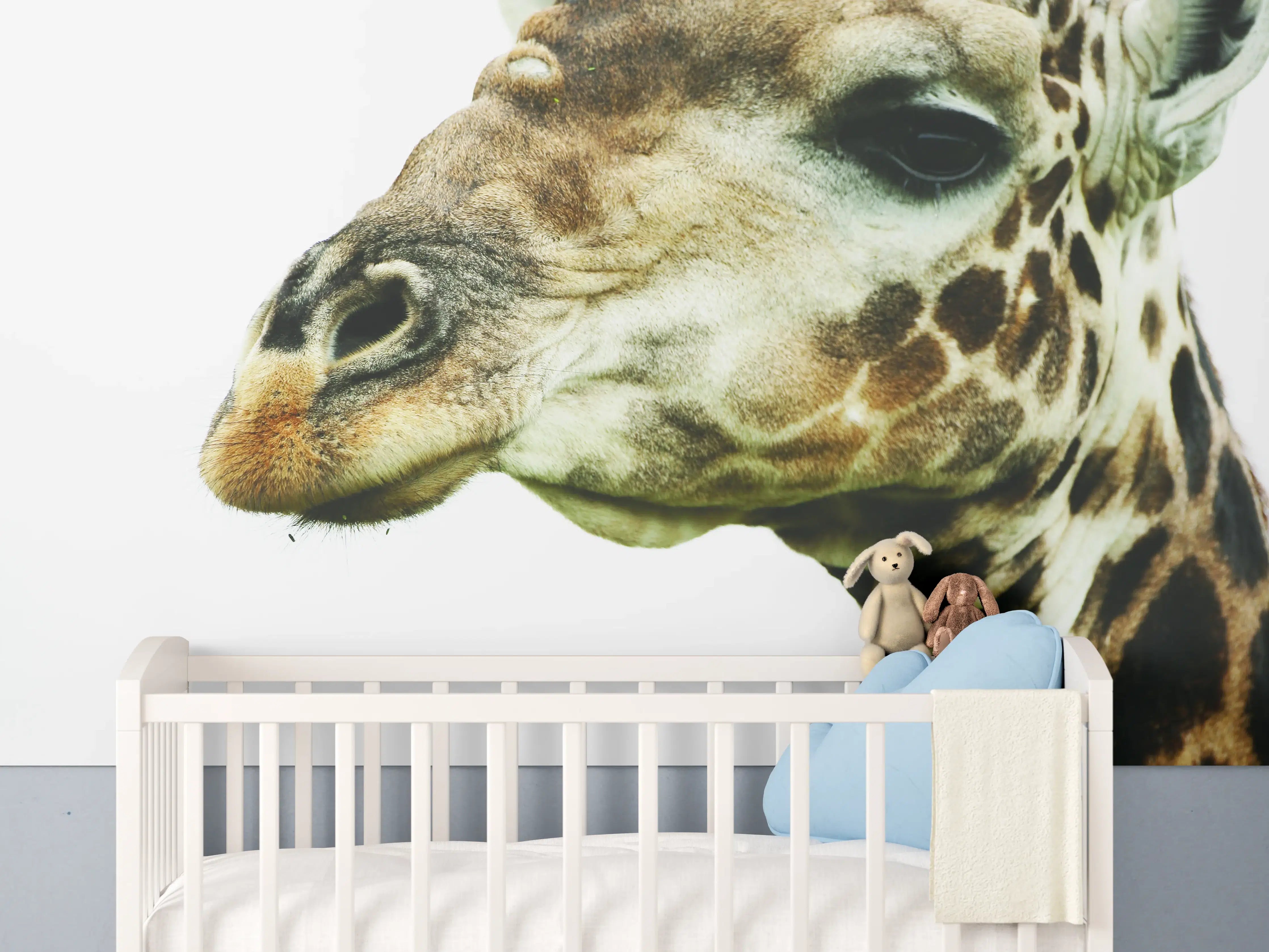 Babyzimmer Wandgestaltung - Giraffe - Nahaufnahme