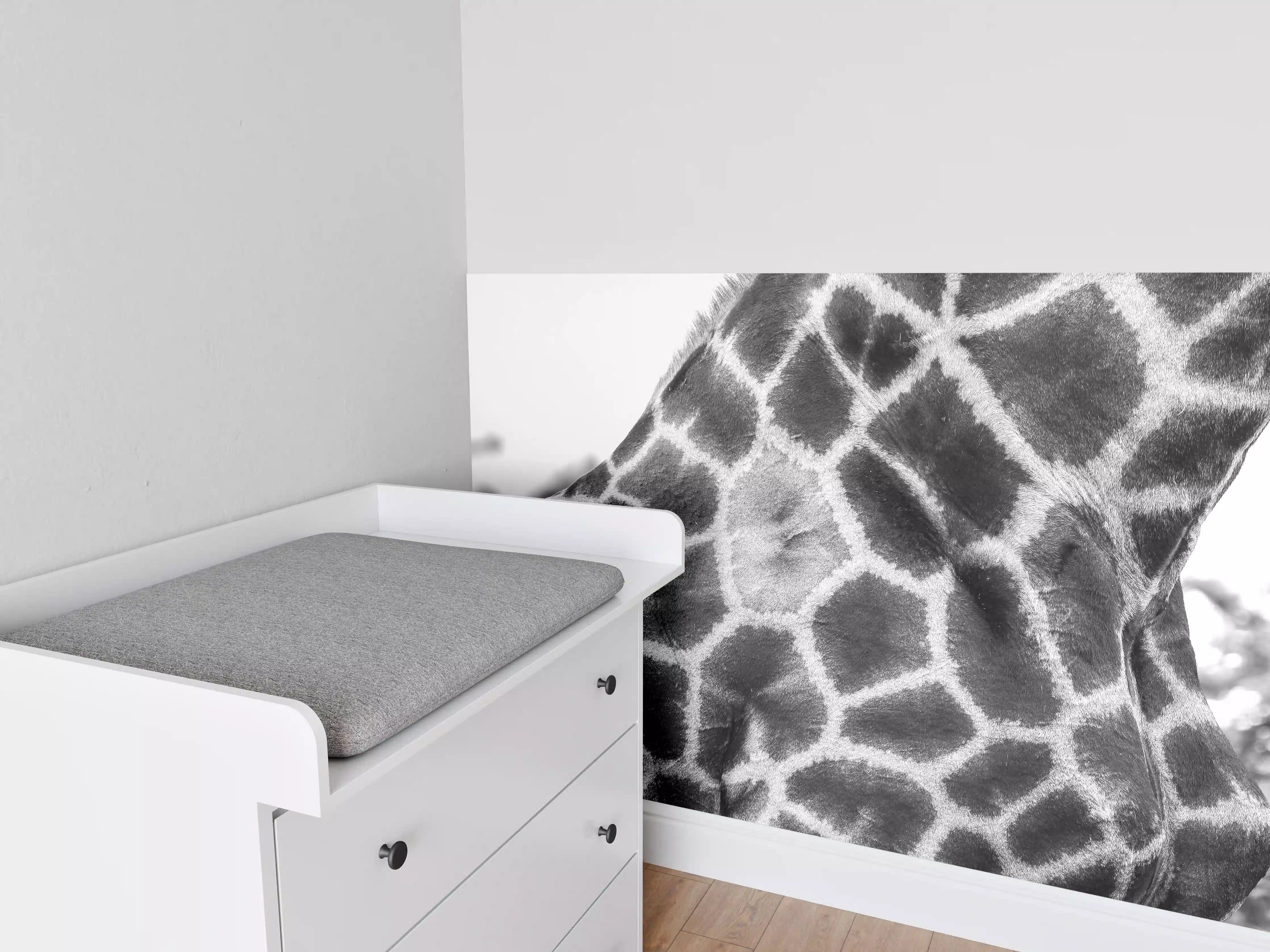 Babyzimmer Wandgestaltung - Giraffen Oberkörper