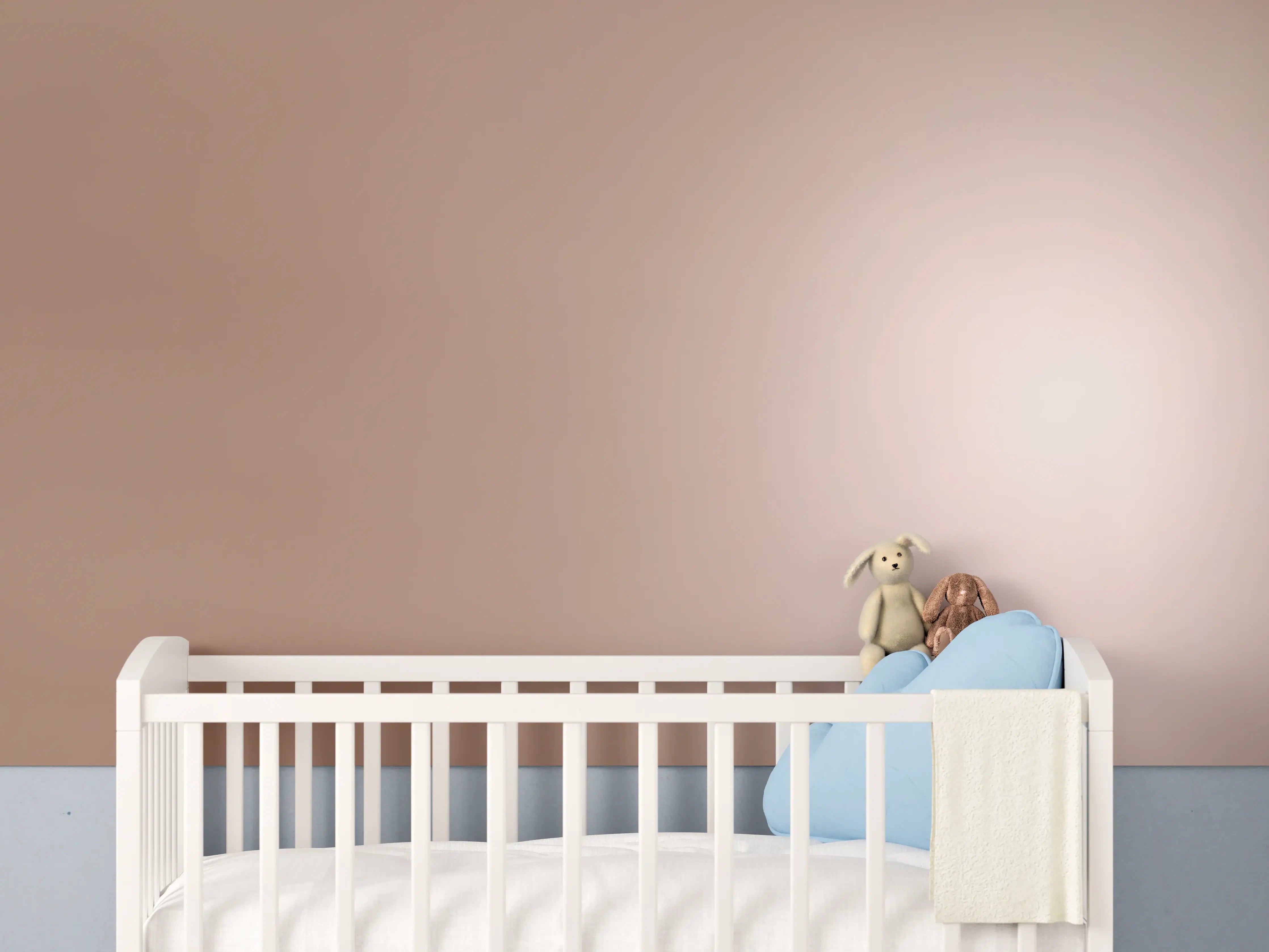 Babyzimmer Wandgestaltung - Gradient Rose - Hintergrundtextur