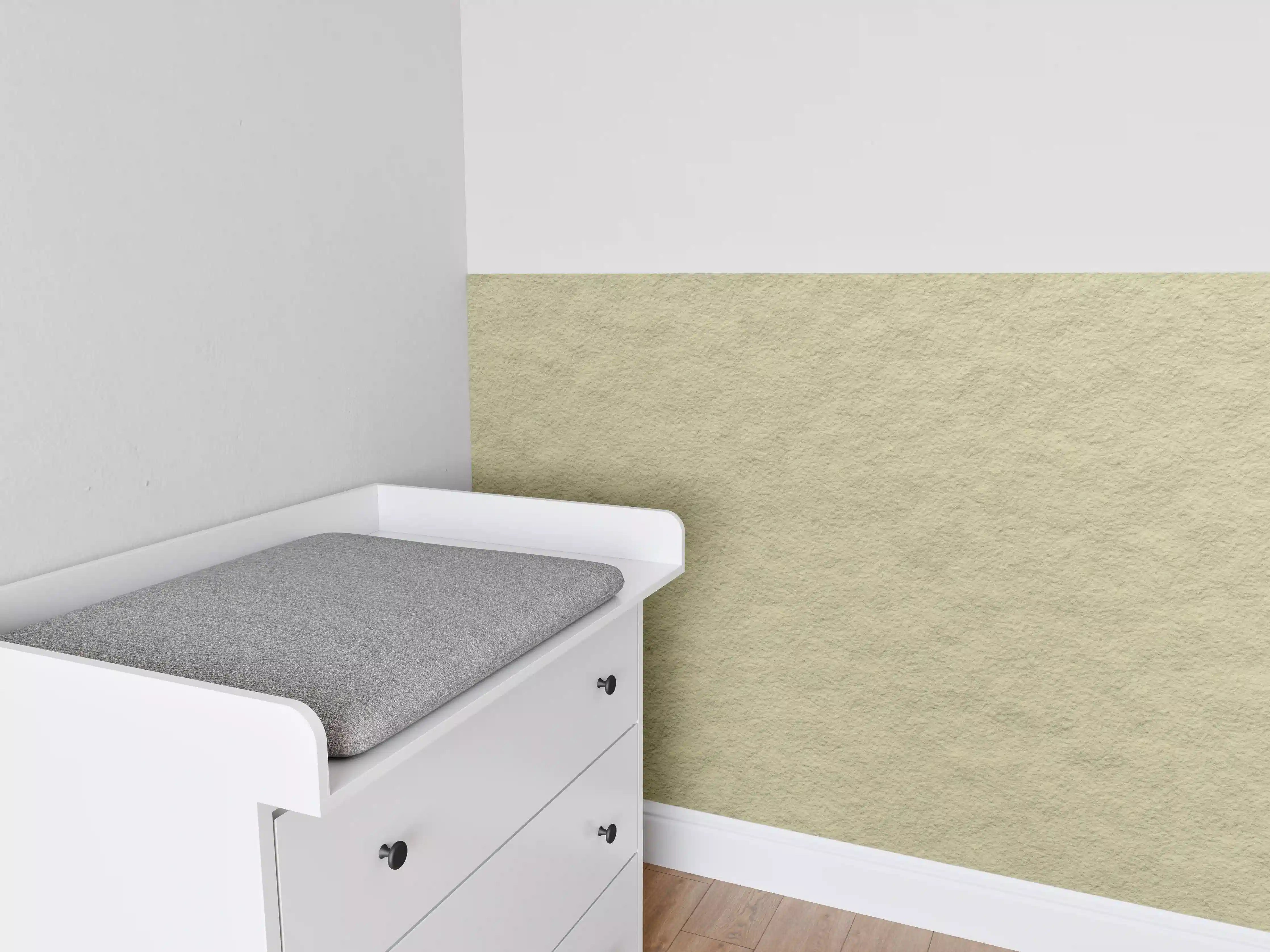 Babyzimmer Wandgestaltung - Gräuliche Wandtextur